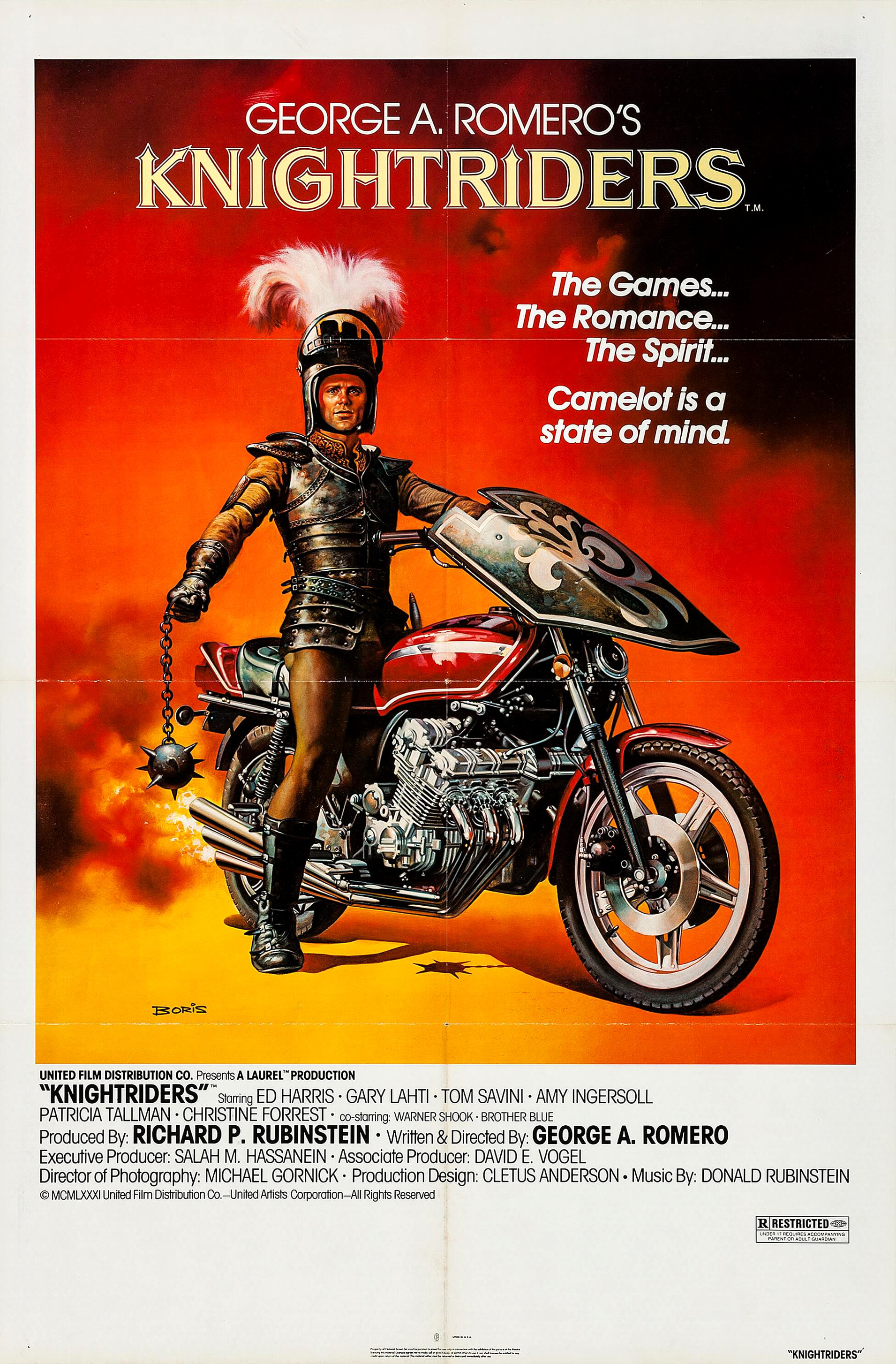 Mega Sized Movie Poster Image for Knightriders (#2 of 2)