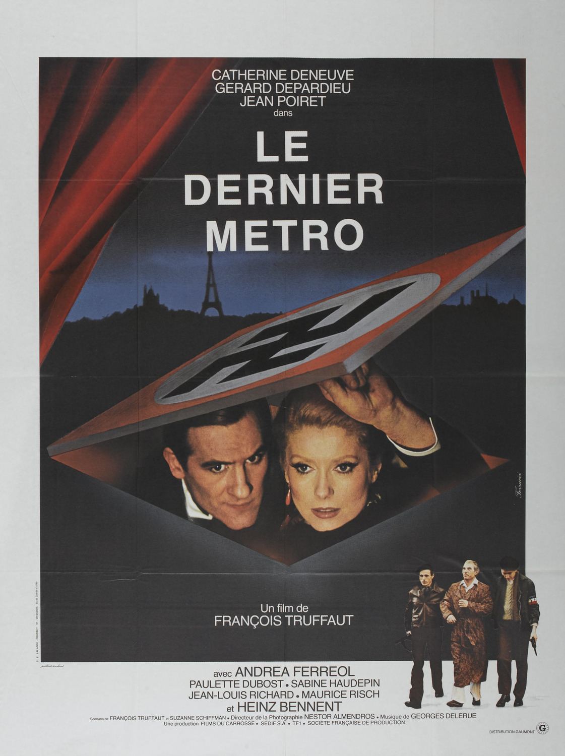 Extra Large Movie Poster Image for The Last Metro (#2 of 2)