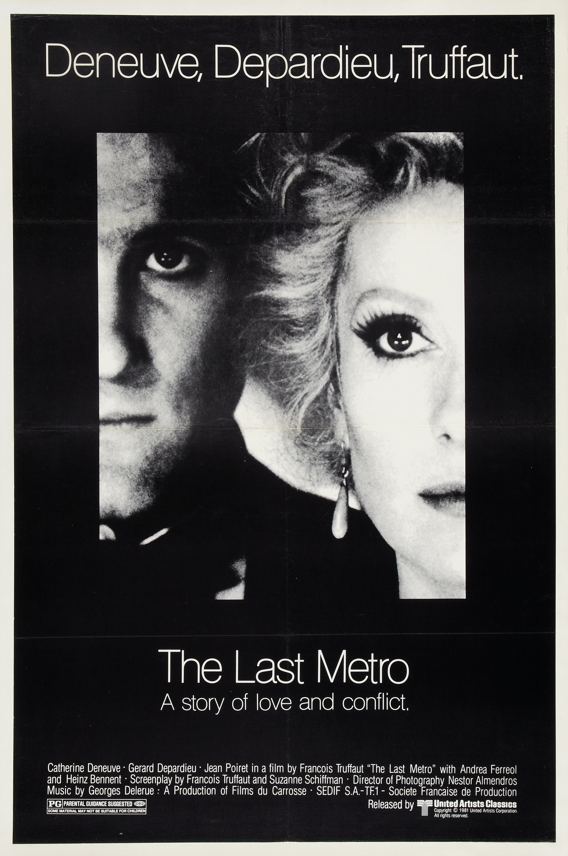 Mega Sized Movie Poster Image for The Last Metro (#1 of 2)