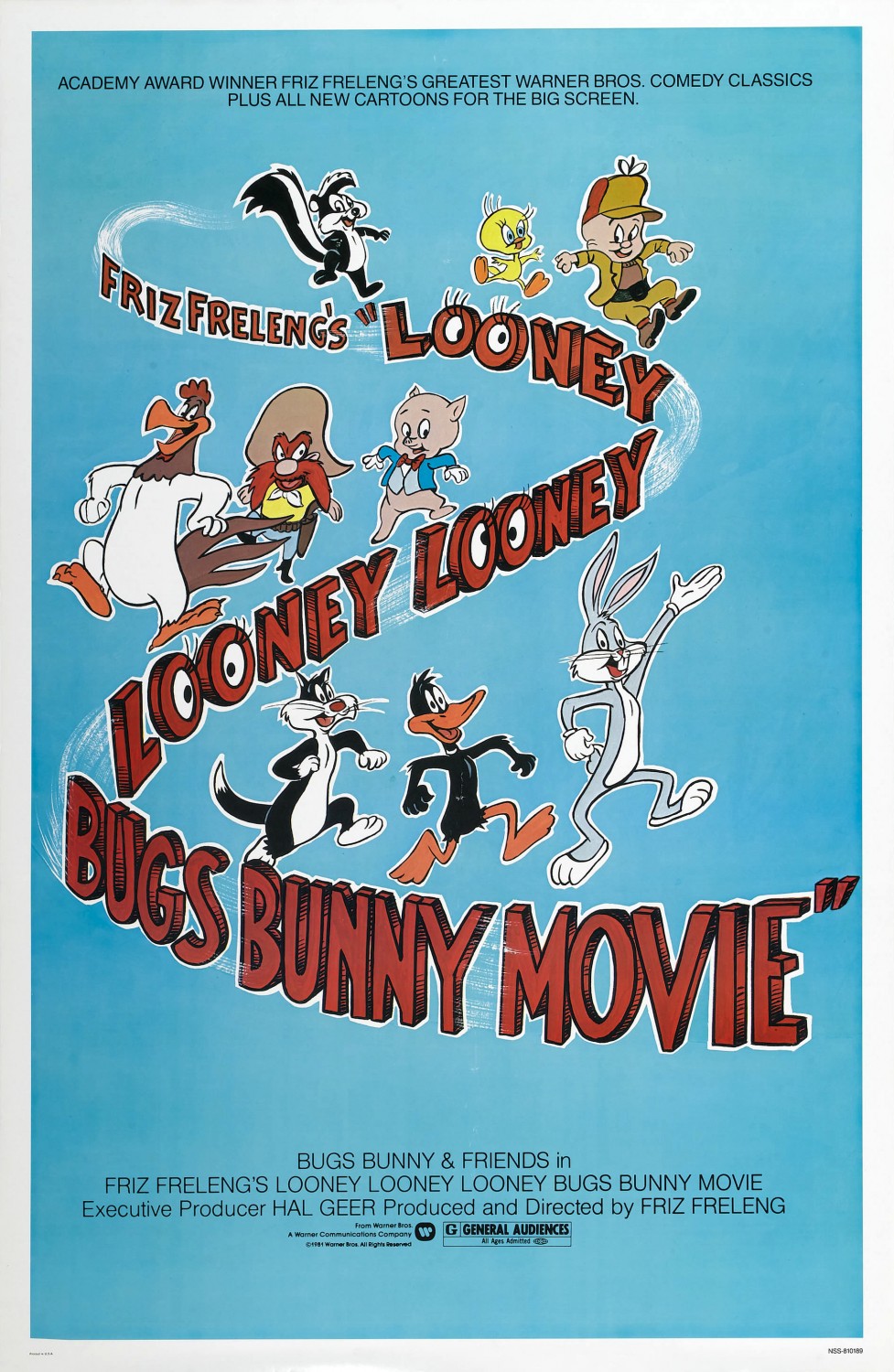 Extra Large Movie Poster Image for Looney, Looney, Looney Bugs Bunny Movie 