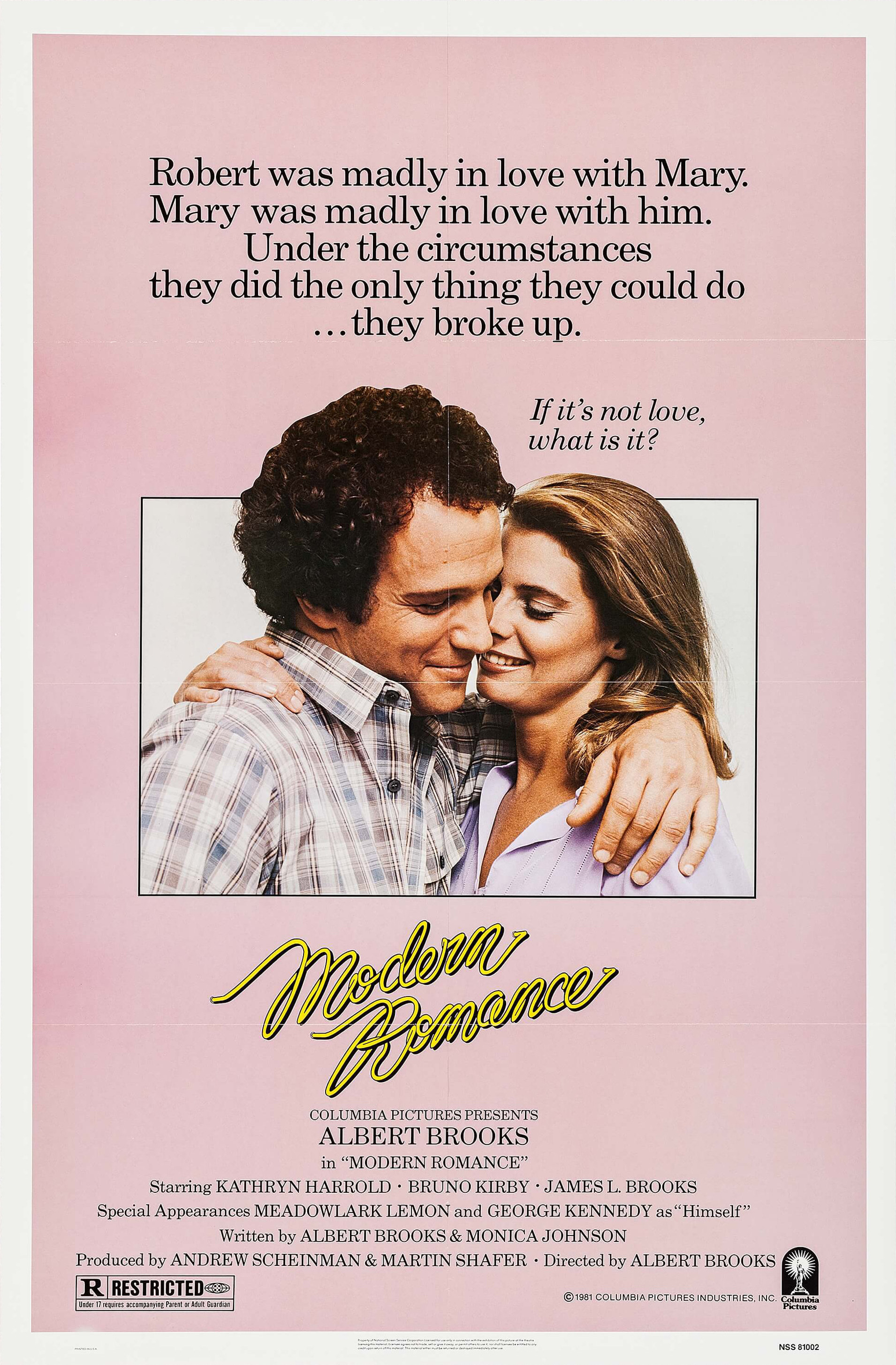 Mega Sized Movie Poster Image for Modern Romance 