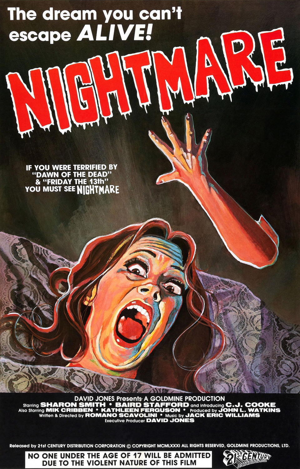 Extra Large Movie Poster Image for Nightmare (#2 of 2)
