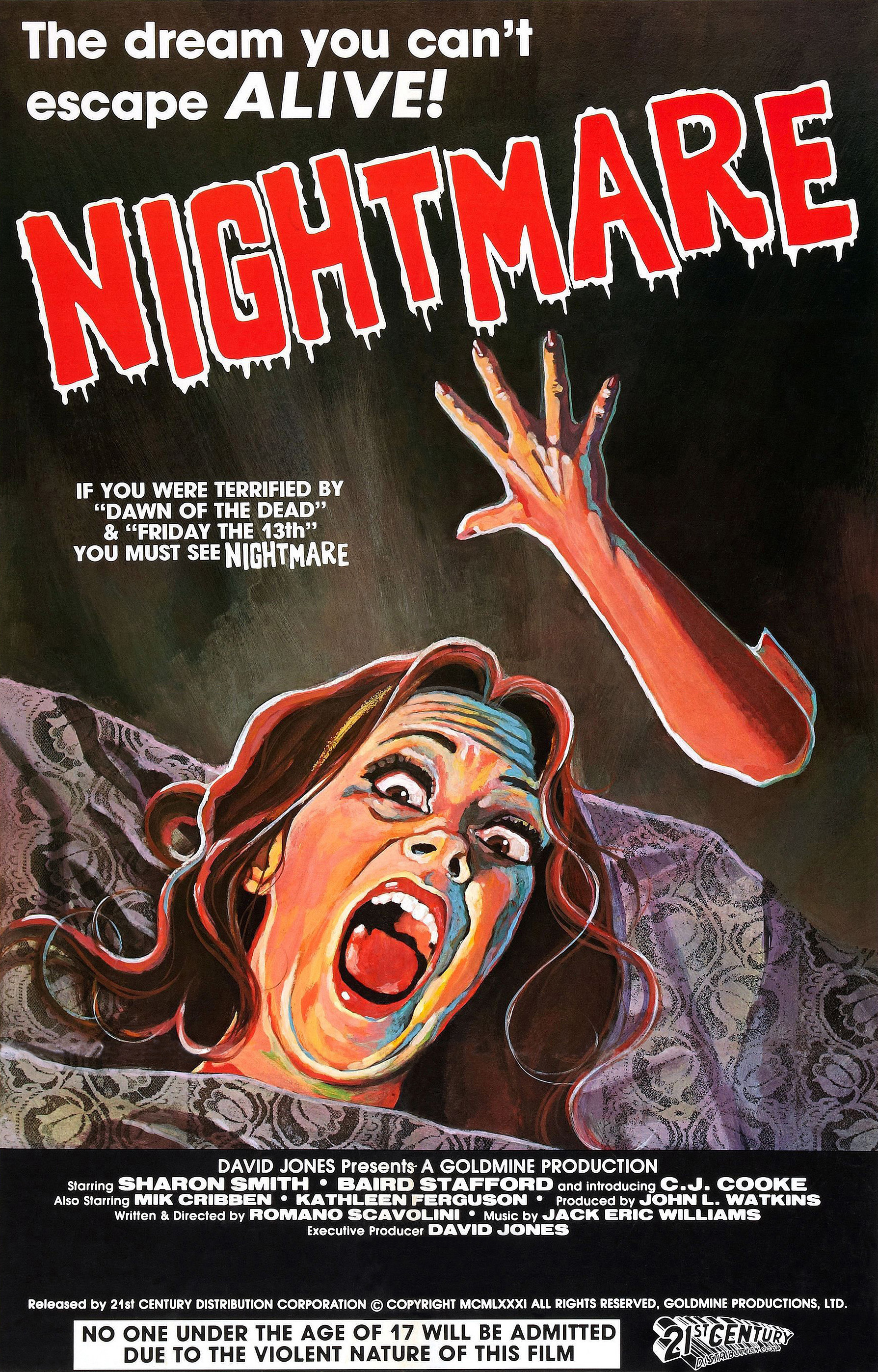 Mega Sized Movie Poster Image for Nightmare (#2 of 2)