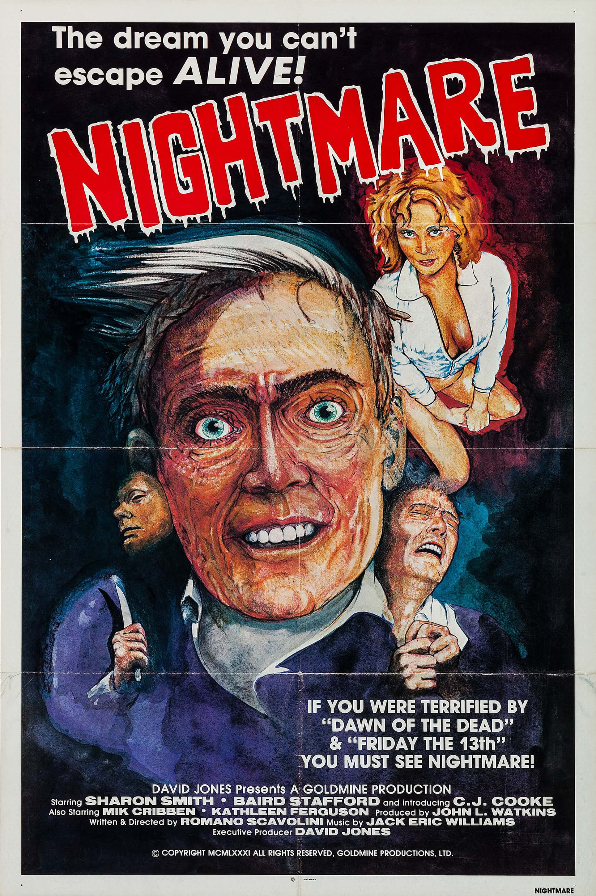 Mega Sized Movie Poster Image for Nightmare (#1 of 2)