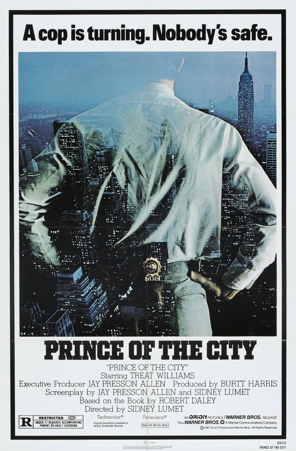 Extra Large Movie Poster Image for Prince of the City 
