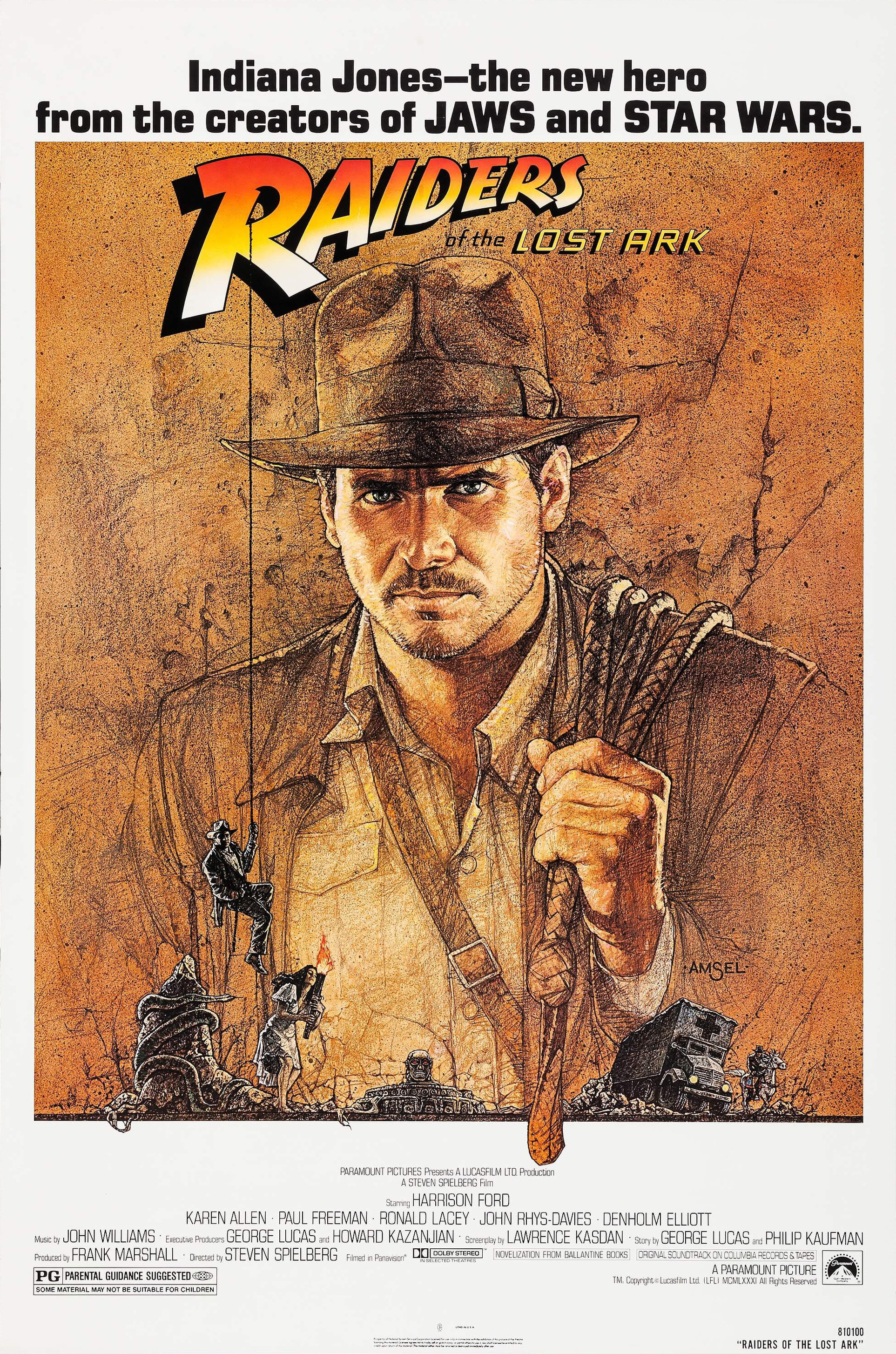 Mega Sized Movie Poster Image for Raiders of the Lost Ark (#1 of 9)