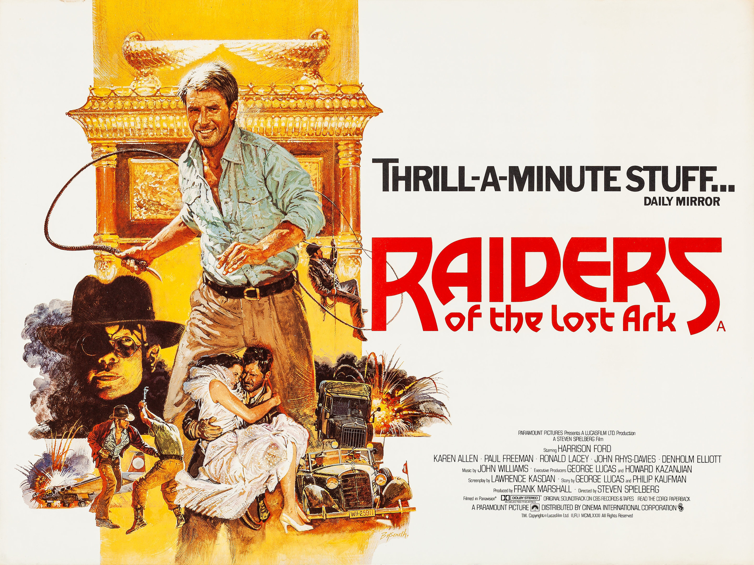 Mega Sized Movie Poster Image for Raiders of the Lost Ark (#3 of 9)