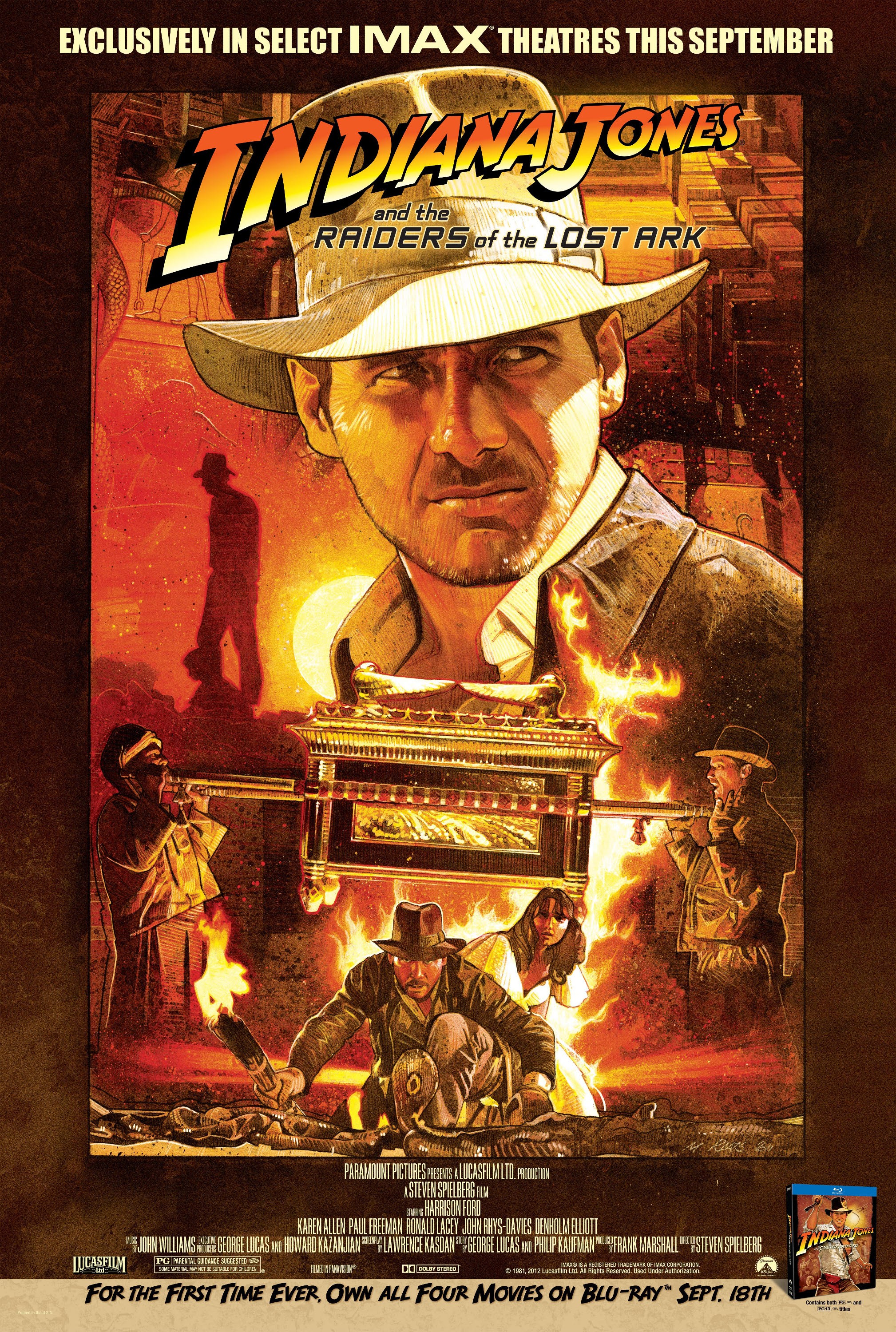 Mega Sized Movie Poster Image for Raiders of the Lost Ark (#6 of 9)