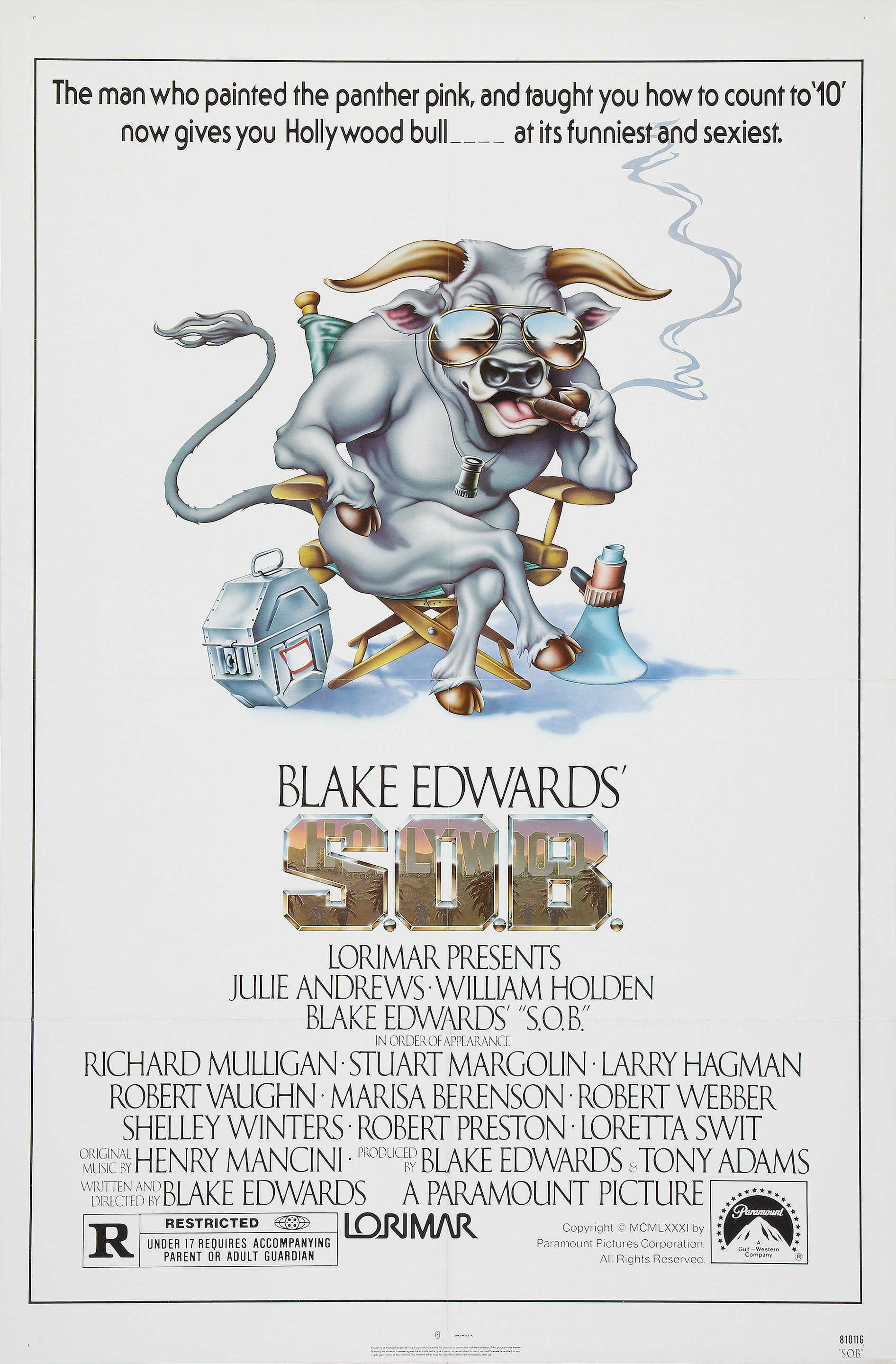 Mega Sized Movie Poster Image for S.O.B. 