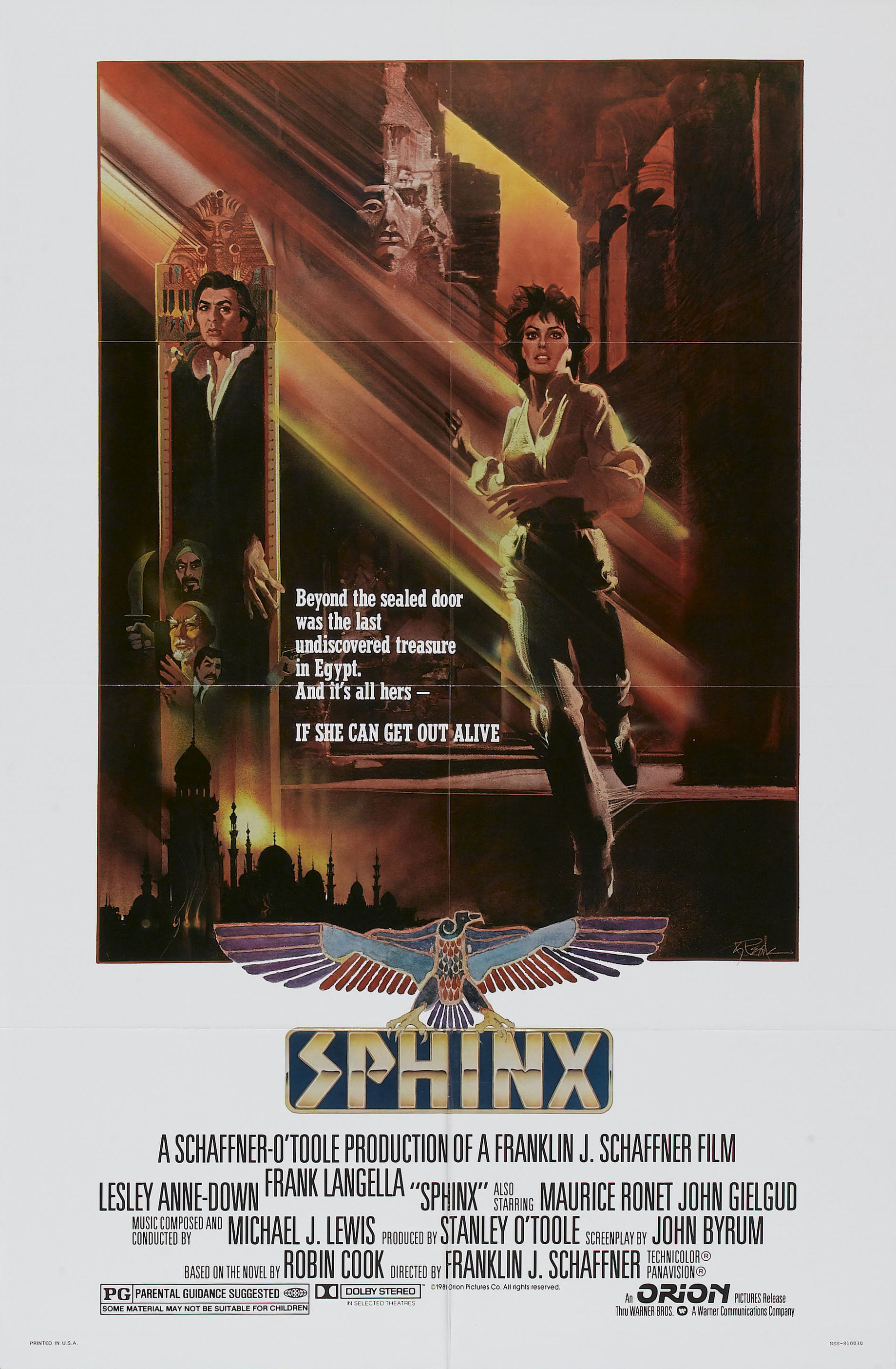 Mega Sized Movie Poster Image for Sphinx (#2 of 2)