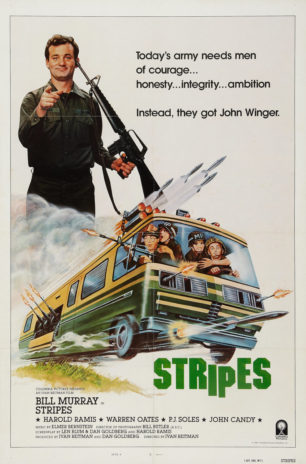 Extra Large Movie Poster Image for Stripes (#2 of 3)