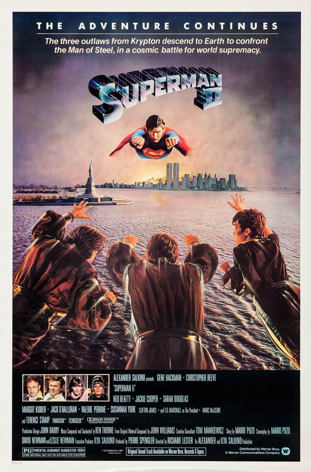 Extra Large Movie Poster Image for Superman II (#1 of 6)