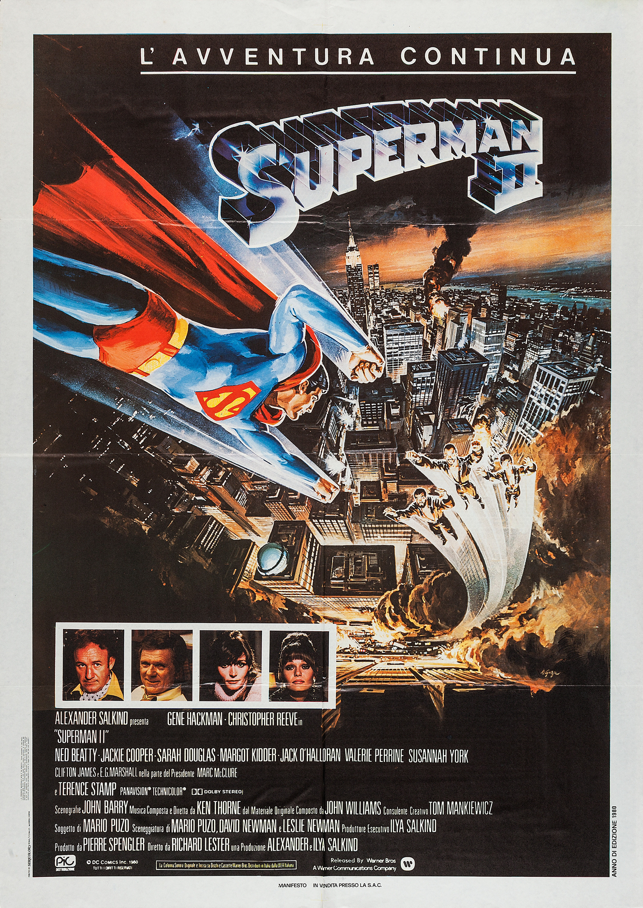 Mega Sized Movie Poster Image for Superman II (#2 of 6)