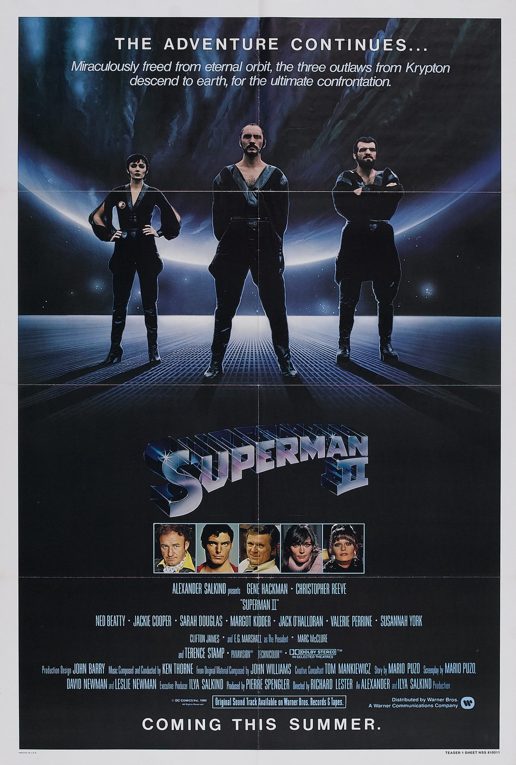Extra Large Movie Poster Image for Superman II (#3 of 6)