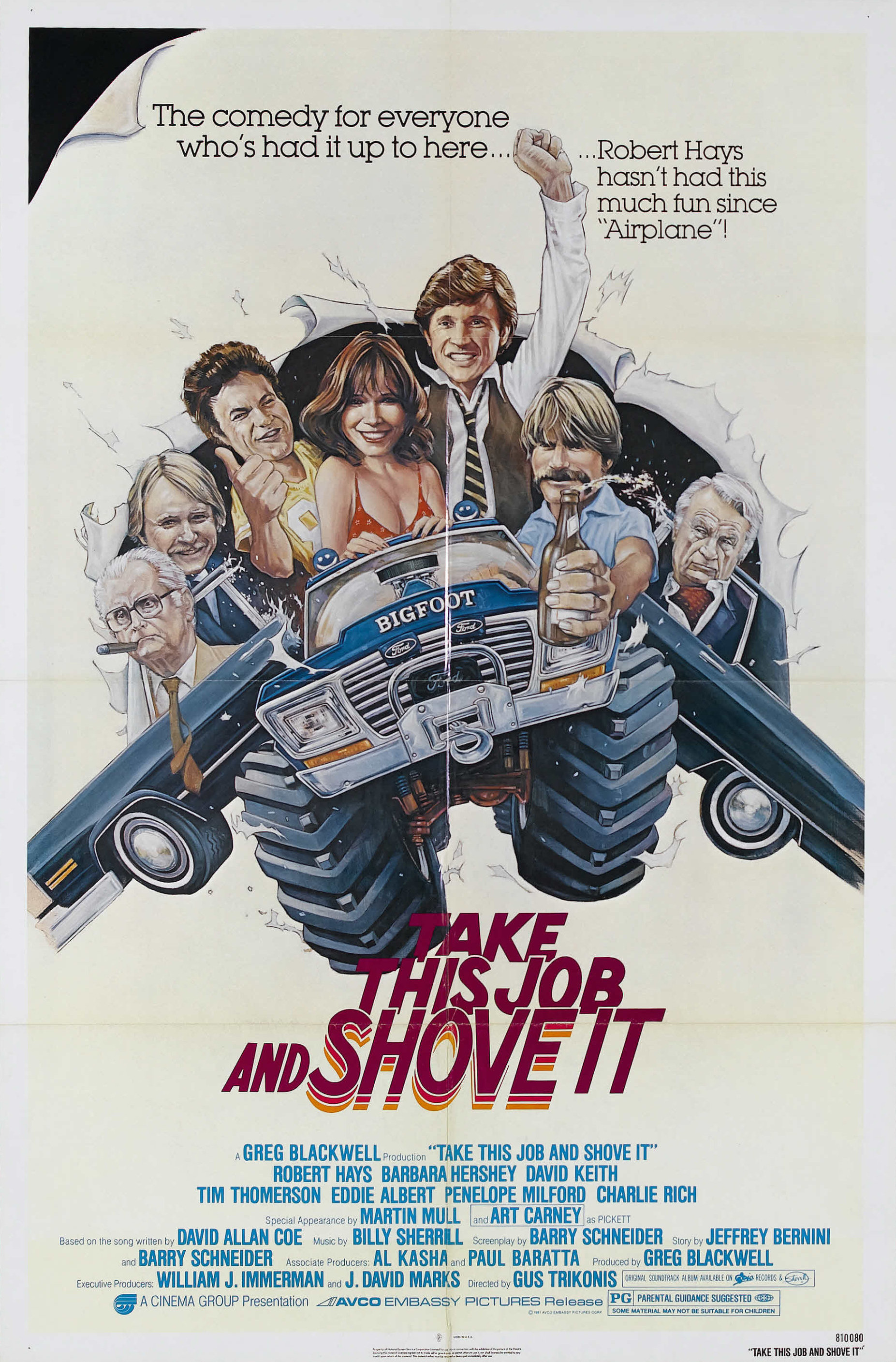 Mega Sized Movie Poster Image for Take This Job and Shove It 