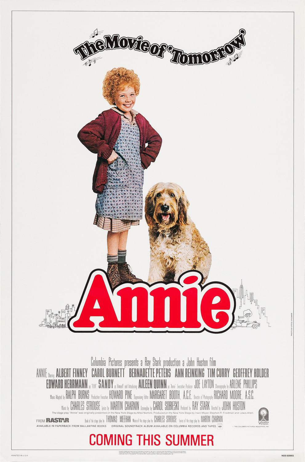 Extra Large Movie Poster Image for Annie 