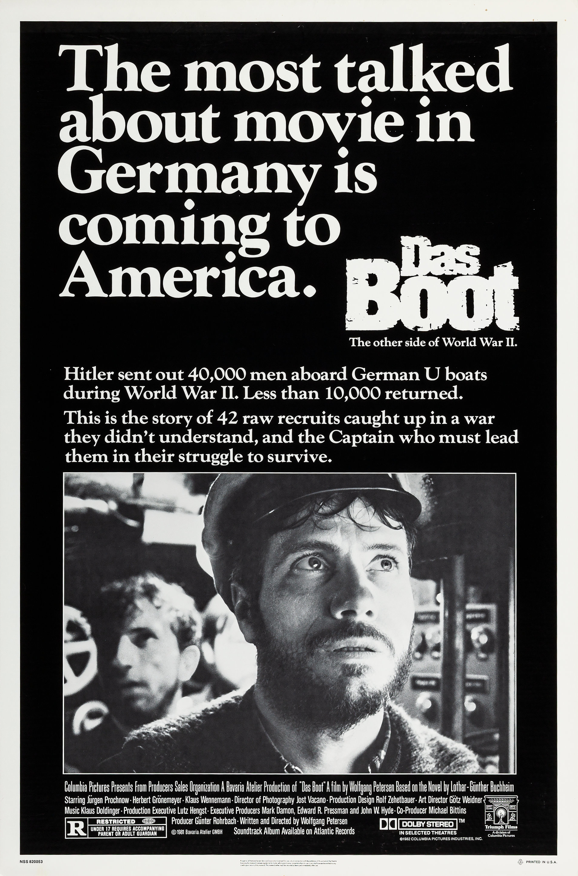 Mega Sized Movie Poster Image for Das Boot (#2 of 6)