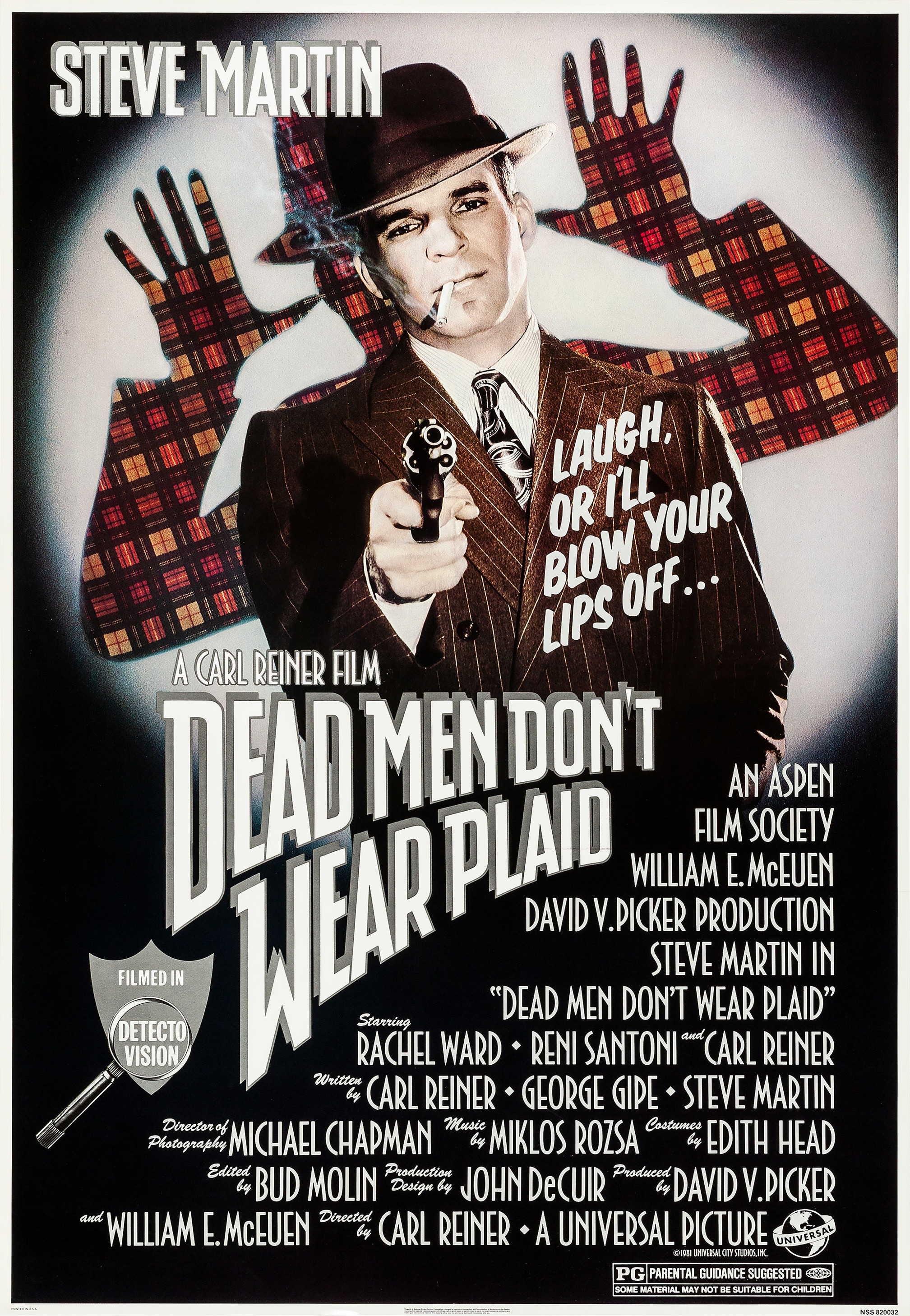 Mega Sized Movie Poster Image for Dead Men Don't Wear Plaid (#1 of 2)