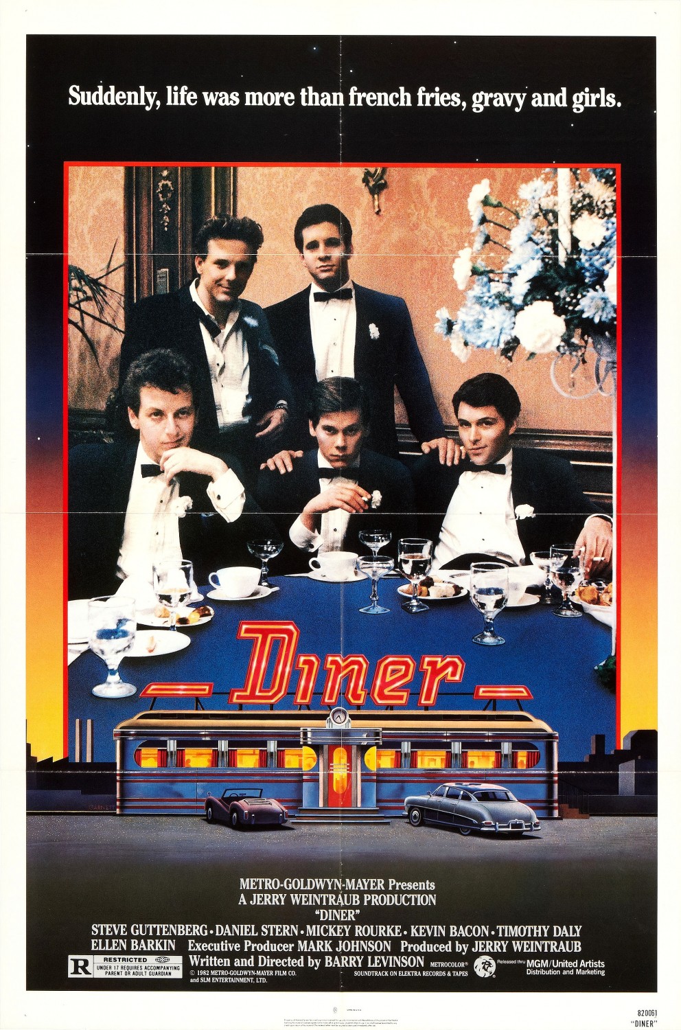 Extra Large Movie Poster Image for Diner (#1 of 2)