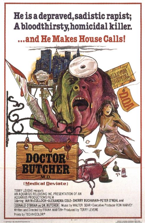 Doctor Butcher M.D. (aka Zombie Holocaust) Movie Poster