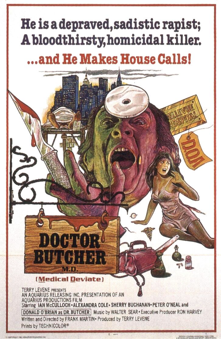 Extra Large Movie Poster Image for Doctor Butcher M.D. (aka Zombie Holocaust) 