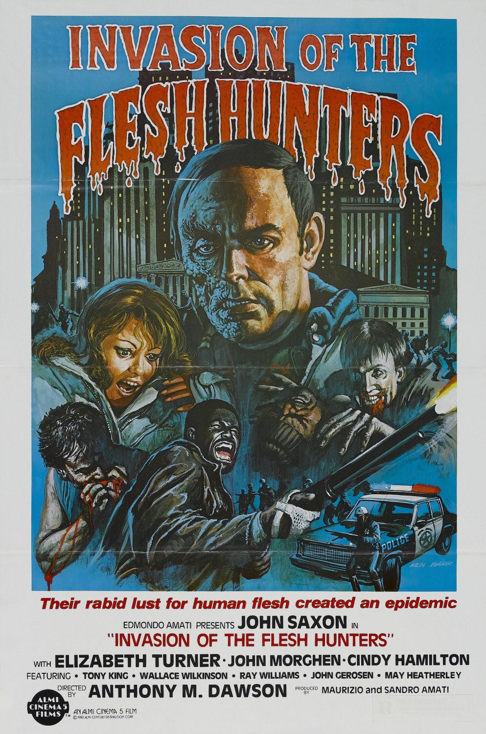 Extra Large Movie Poster Image for Invasion of the Fleshhunters 
