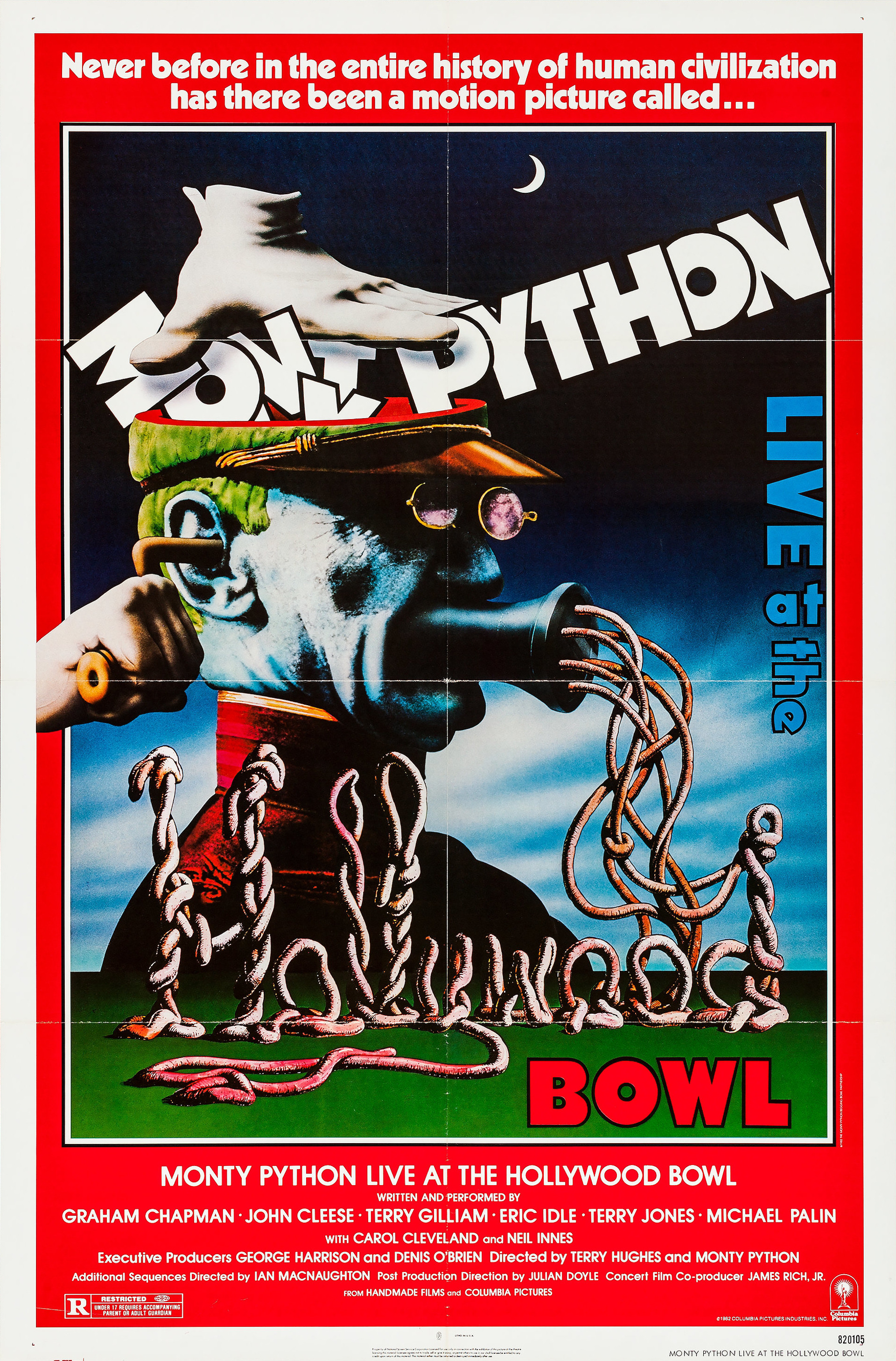 Mega Sized Movie Poster Image for Monty Python Live at the Hollywood Bowl 