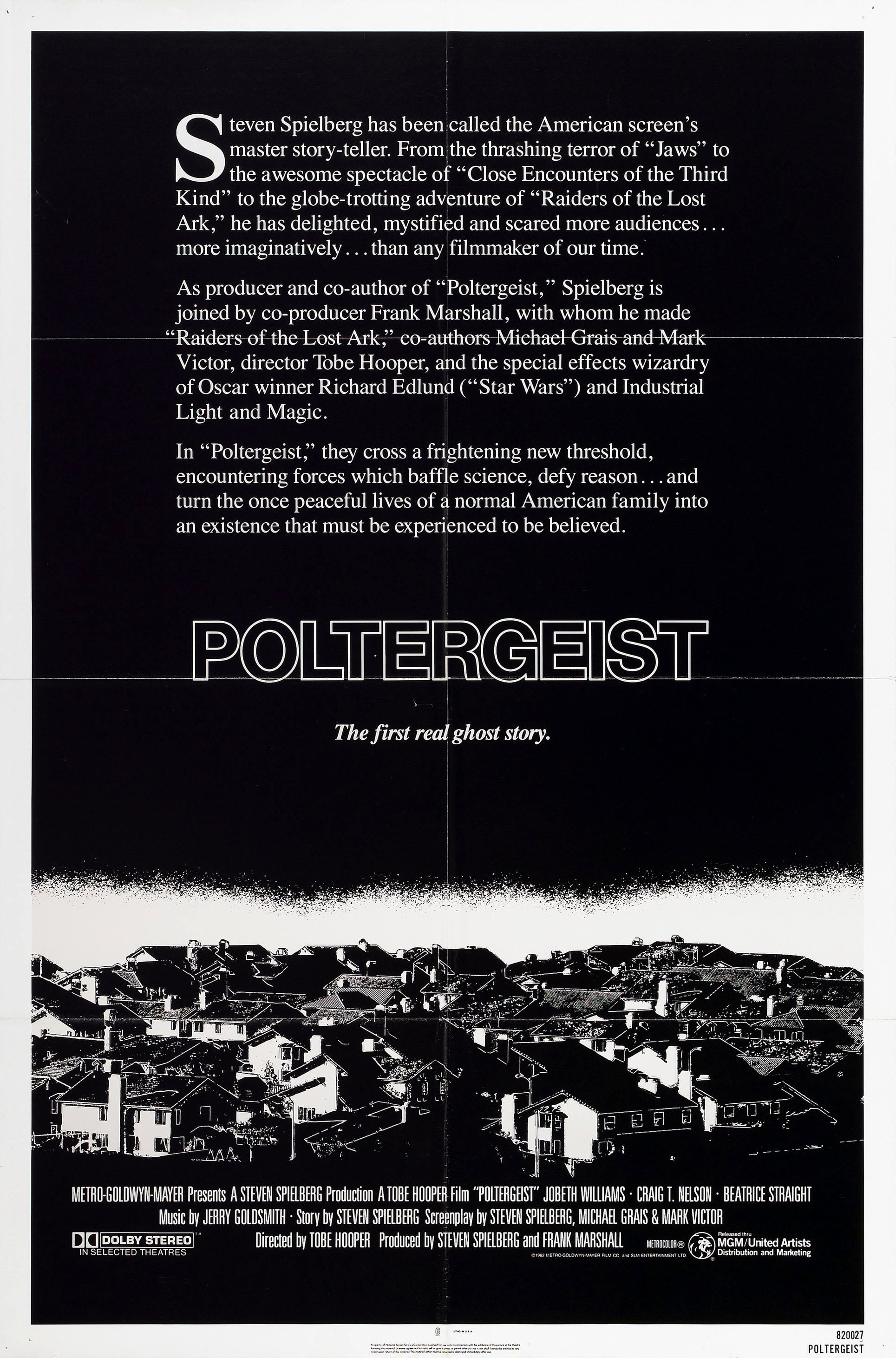 Mega Sized Movie Poster Image for Poltergeist (#3 of 5)