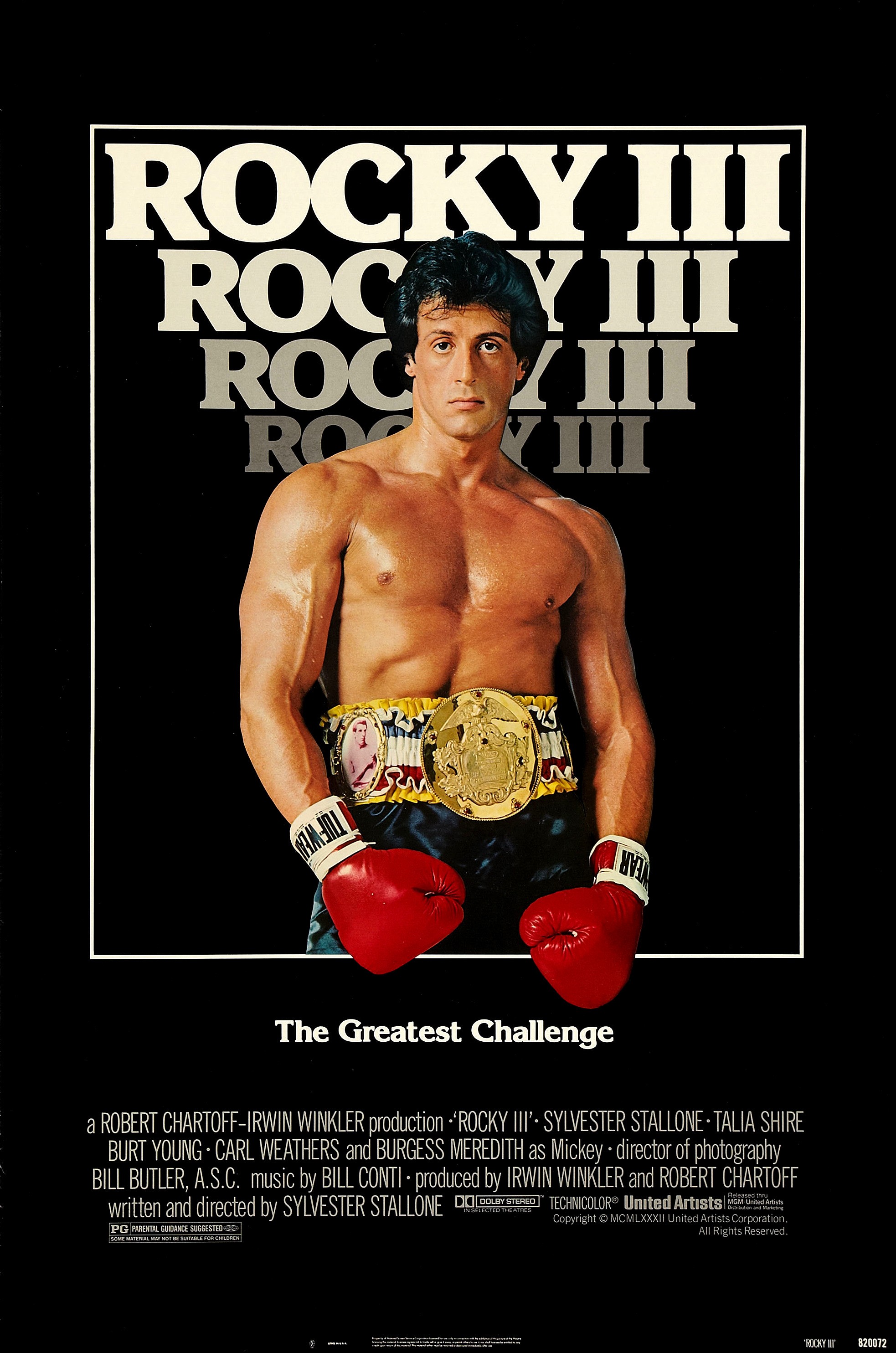 Mega Sized Movie Poster Image for Rocky III (#1 of 2)