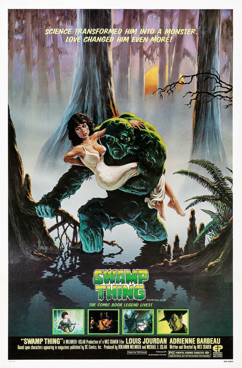Extra Large Movie Poster Image for Swamp Thing 