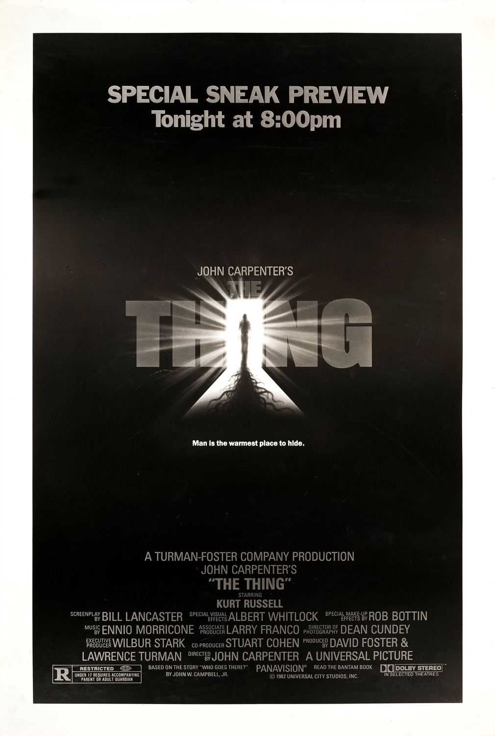 Extra Large Movie Poster Image for The Thing (#5 of 5)