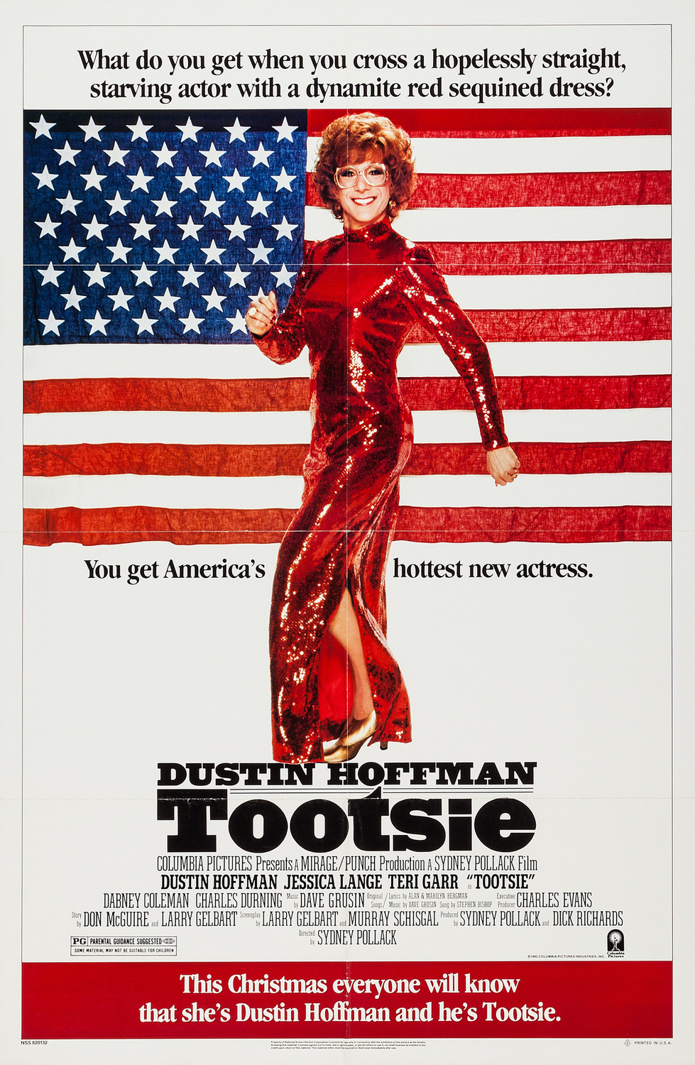 Extra Large Movie Poster Image for Tootsie (#1 of 3)