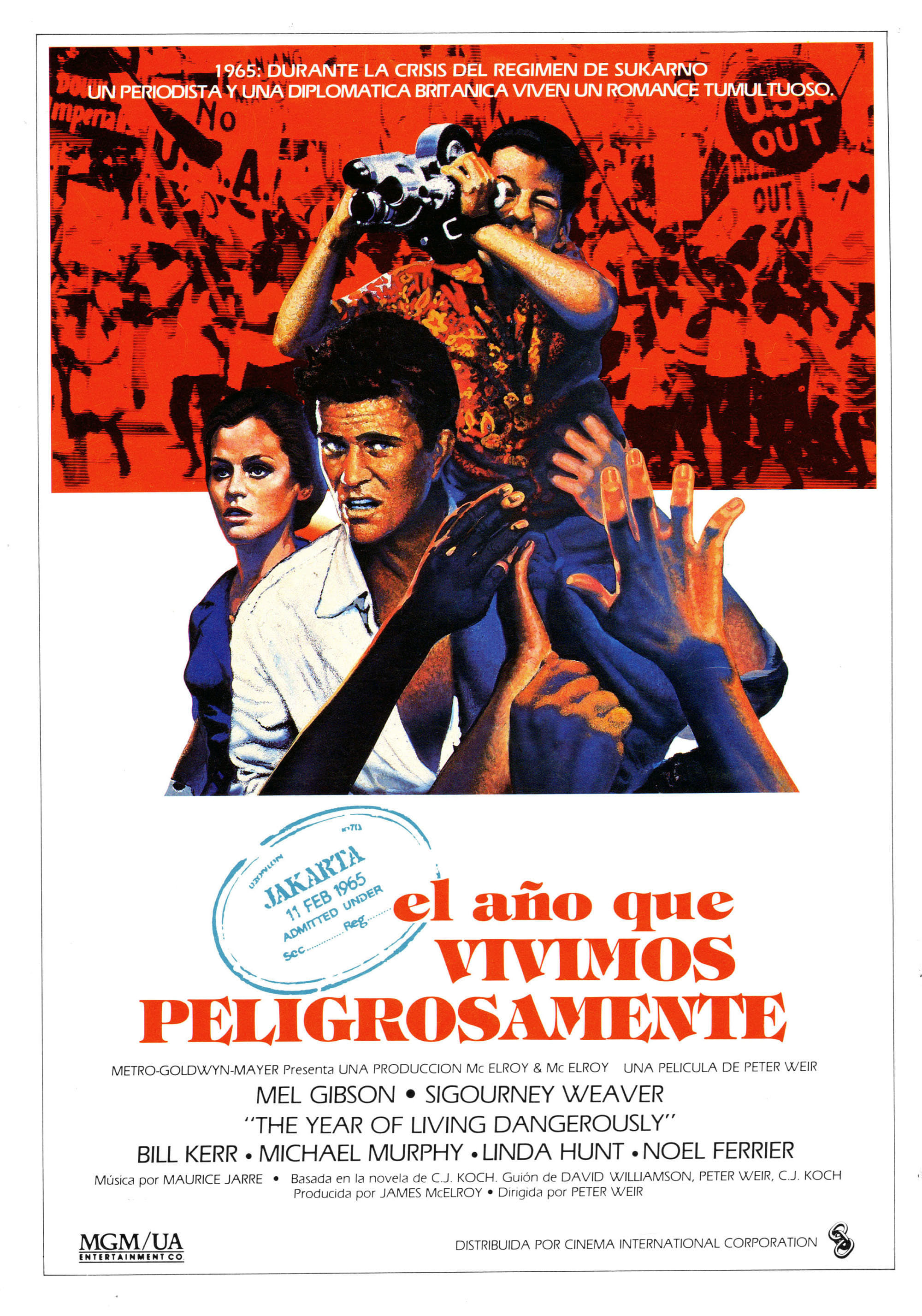 Mega Sized Movie Poster Image for The Year of Living Dangerously (#5 of 5)