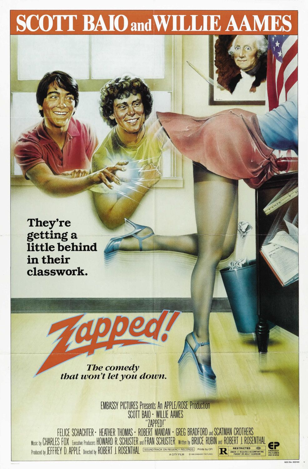 Extra Large Movie Poster Image for Zapped! 