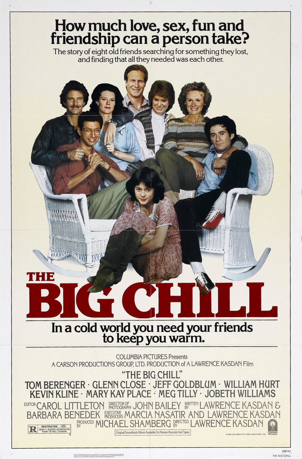 Extra Large Movie Poster Image for The Big Chill (#1 of 2)