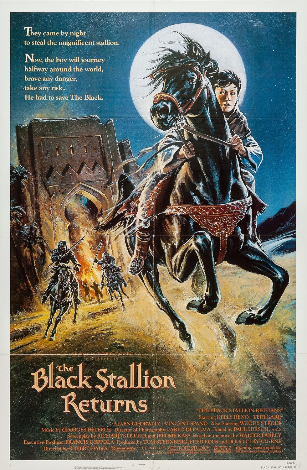Extra Large Movie Poster Image for The Black Stallion Returns (#1 of 2)