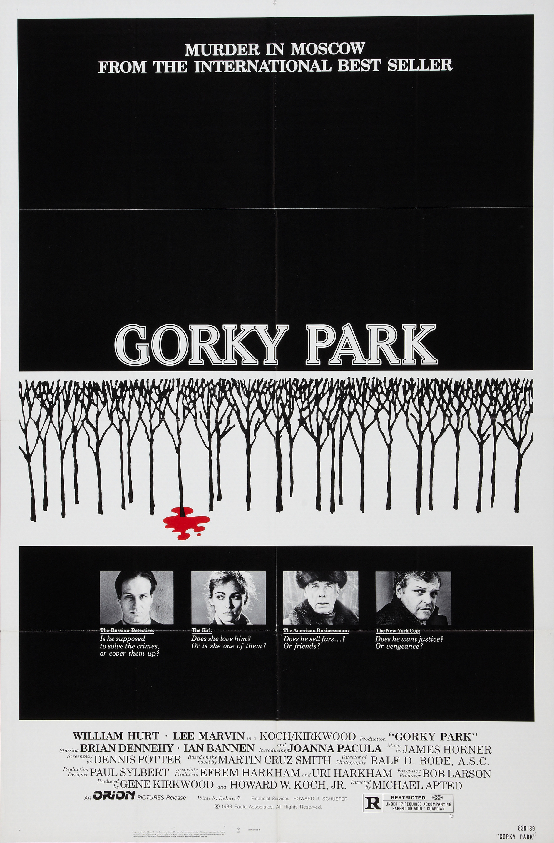 Mega Sized Movie Poster Image for Gorky Park (#2 of 3)