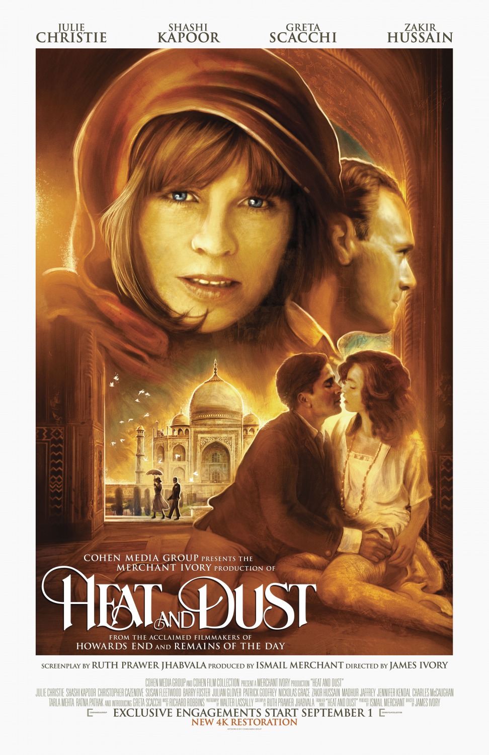 Extra Large Movie Poster Image for Heat and Dust (#2 of 3)