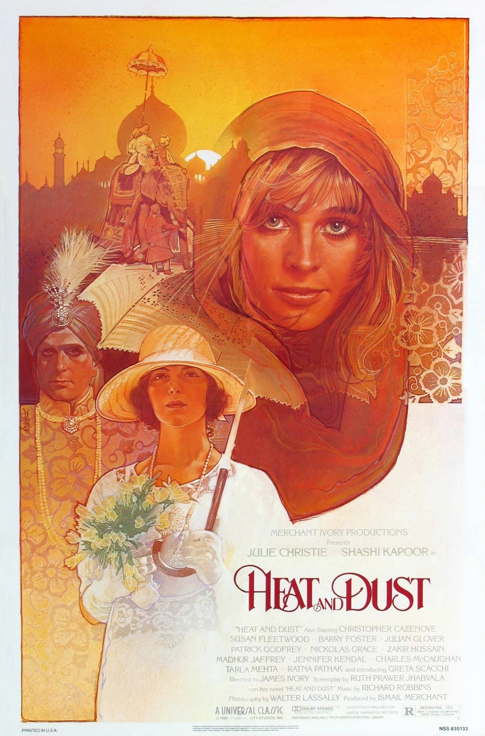 Extra Large Movie Poster Image for Heat and Dust (#1 of 3)