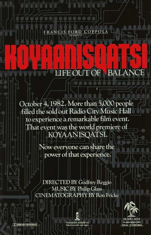 Koyaanisqatsi Movie Poster