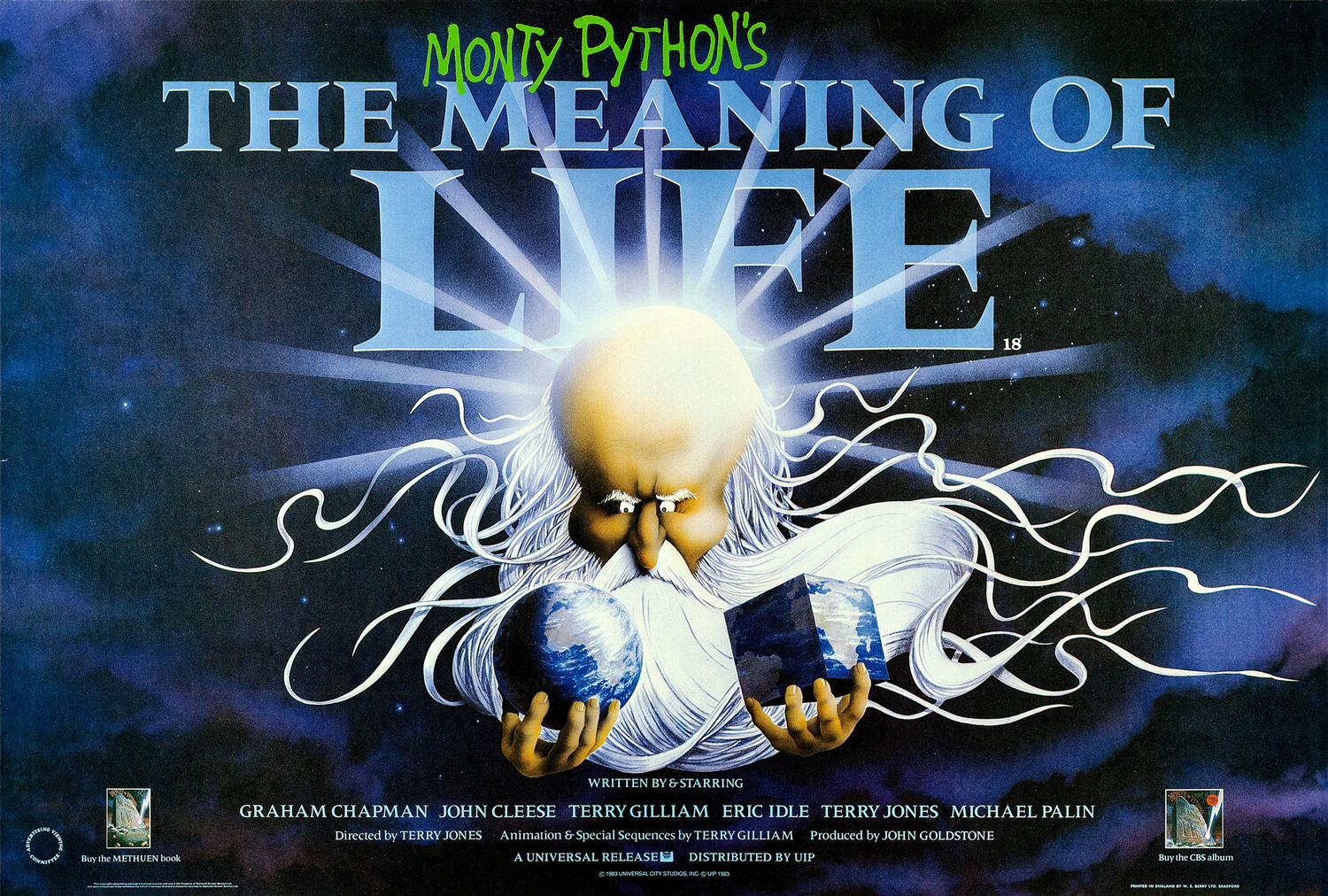Extra Large Movie Poster Image for Monty Python's The Meaning of Life (#2 of 2)