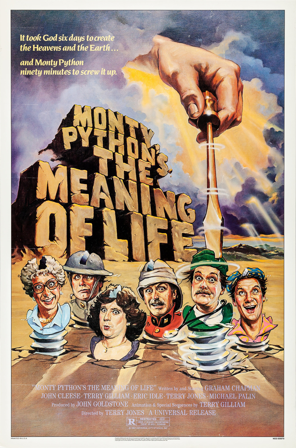 Extra Large Movie Poster Image for Monty Python's The Meaning of Life (#1 of 2)