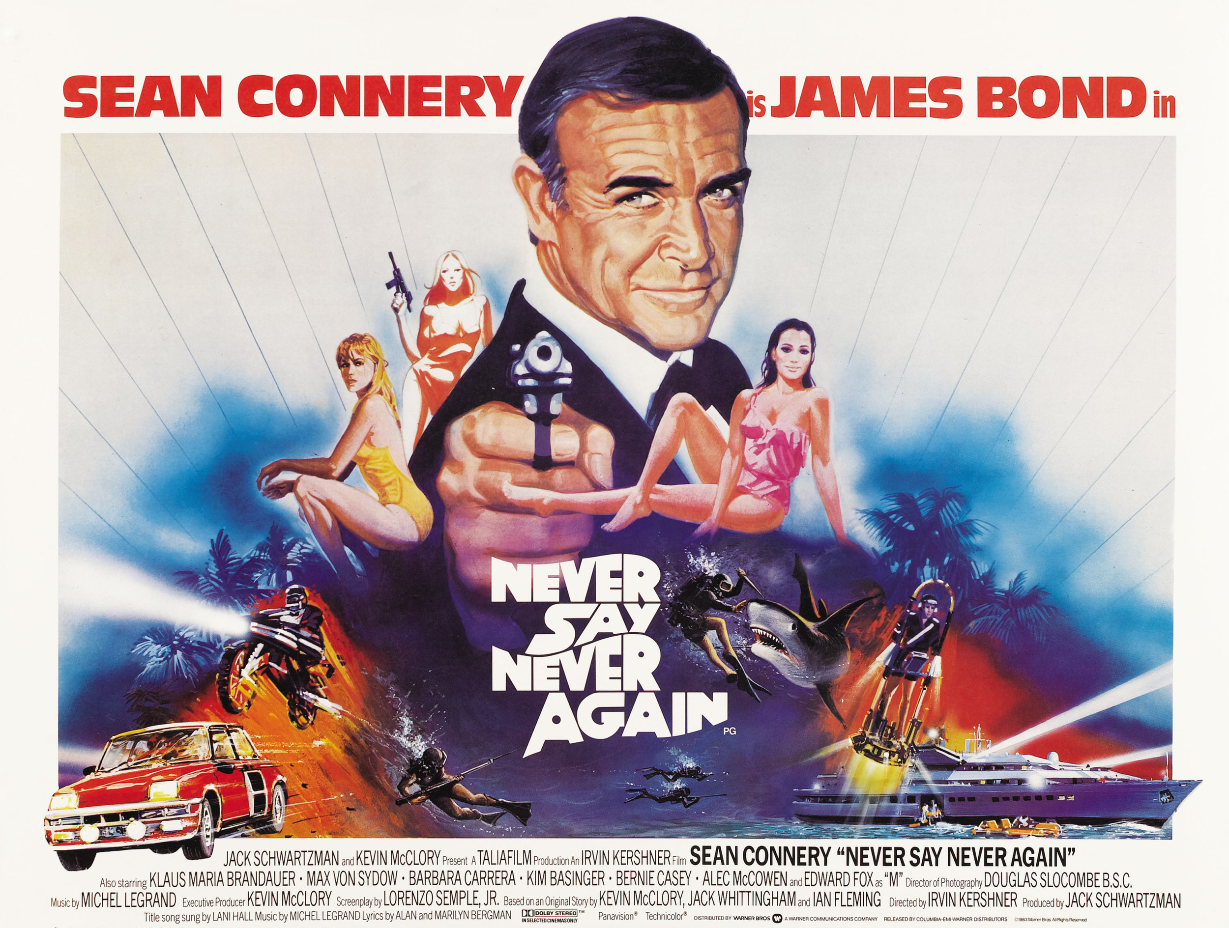 Mega Sized Movie Poster Image for Never Say Never Again (#3 of 5)