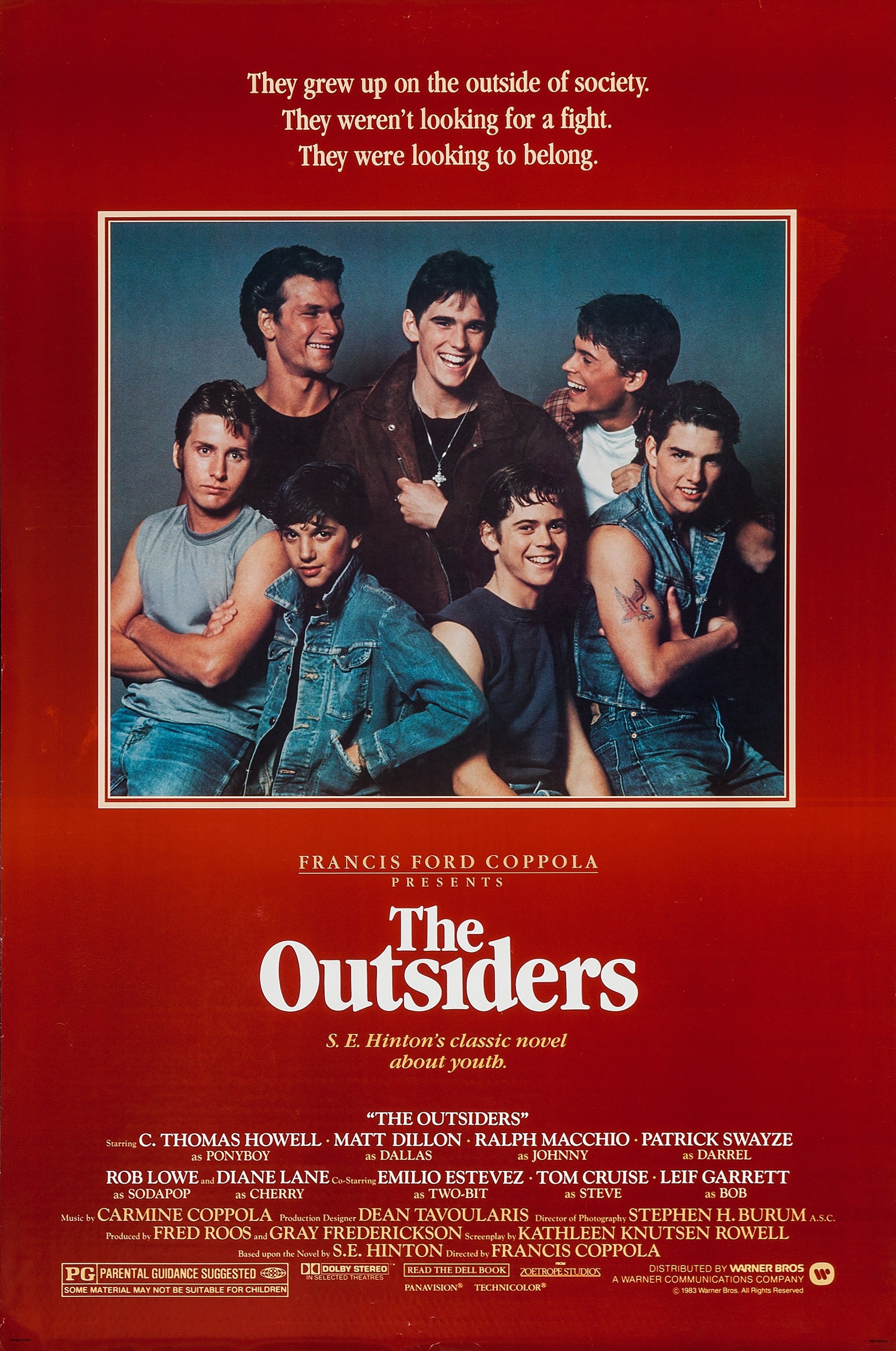 Mega Sized Movie Poster Image for The Outsiders (#3 of 5)
