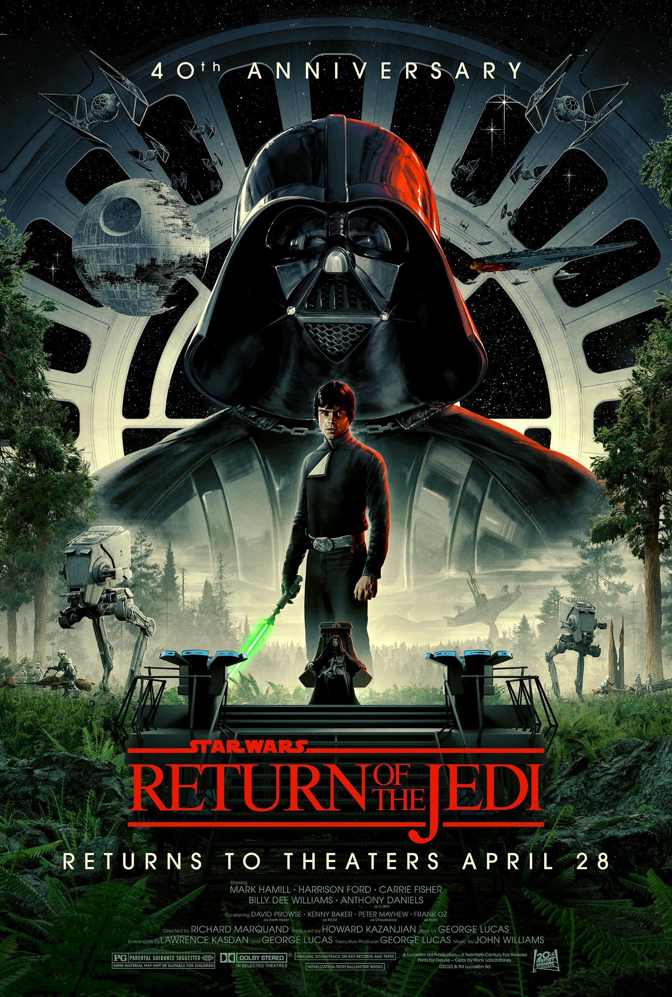Mega Sized Movie Poster Image for Return of the Jedi (#12 of 12)