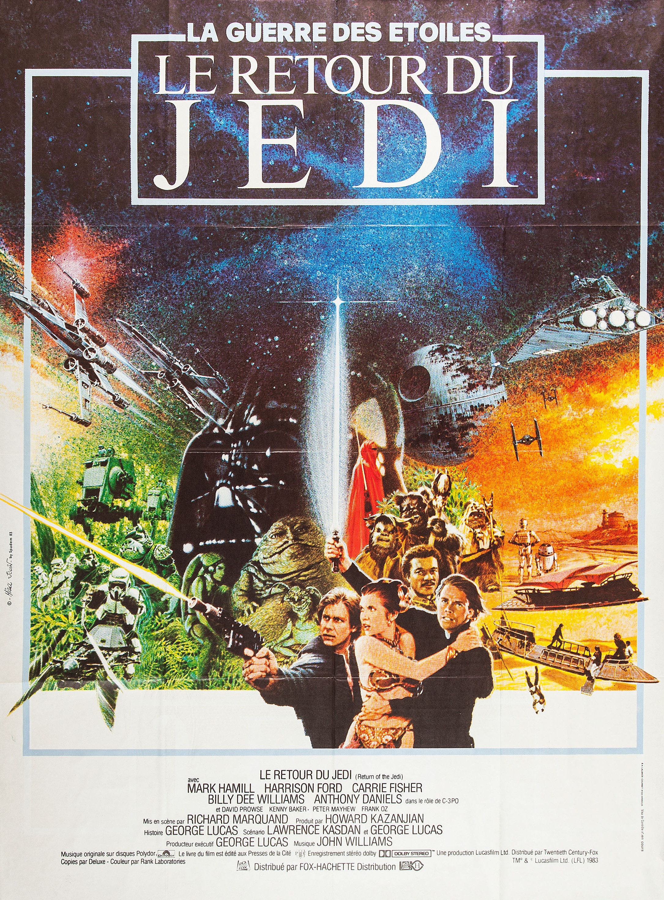 Mega Sized Movie Poster Image for Return of the Jedi (#9 of 12)