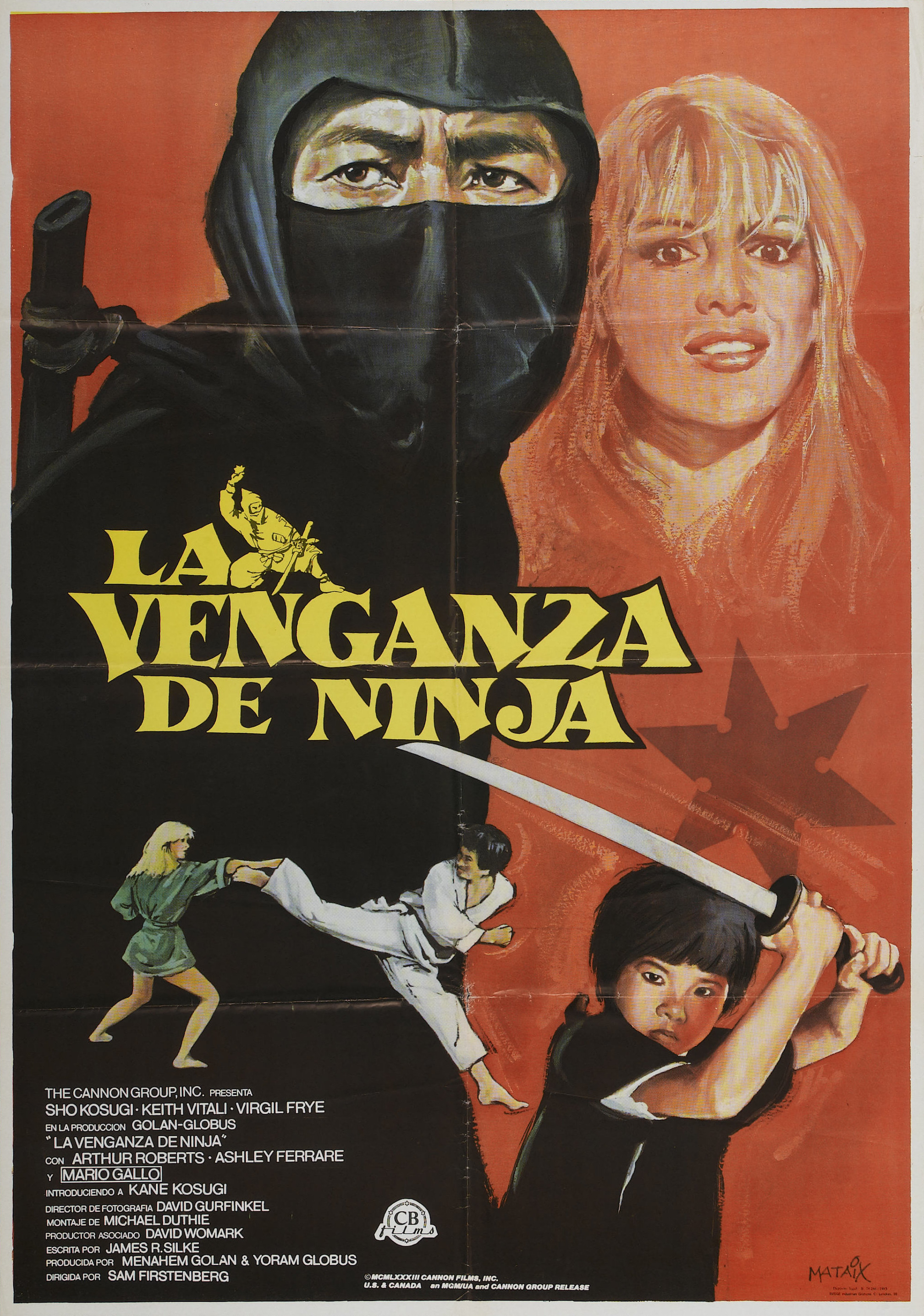 Mega Sized Movie Poster Image for Revenge of the Ninja (#2 of 2)