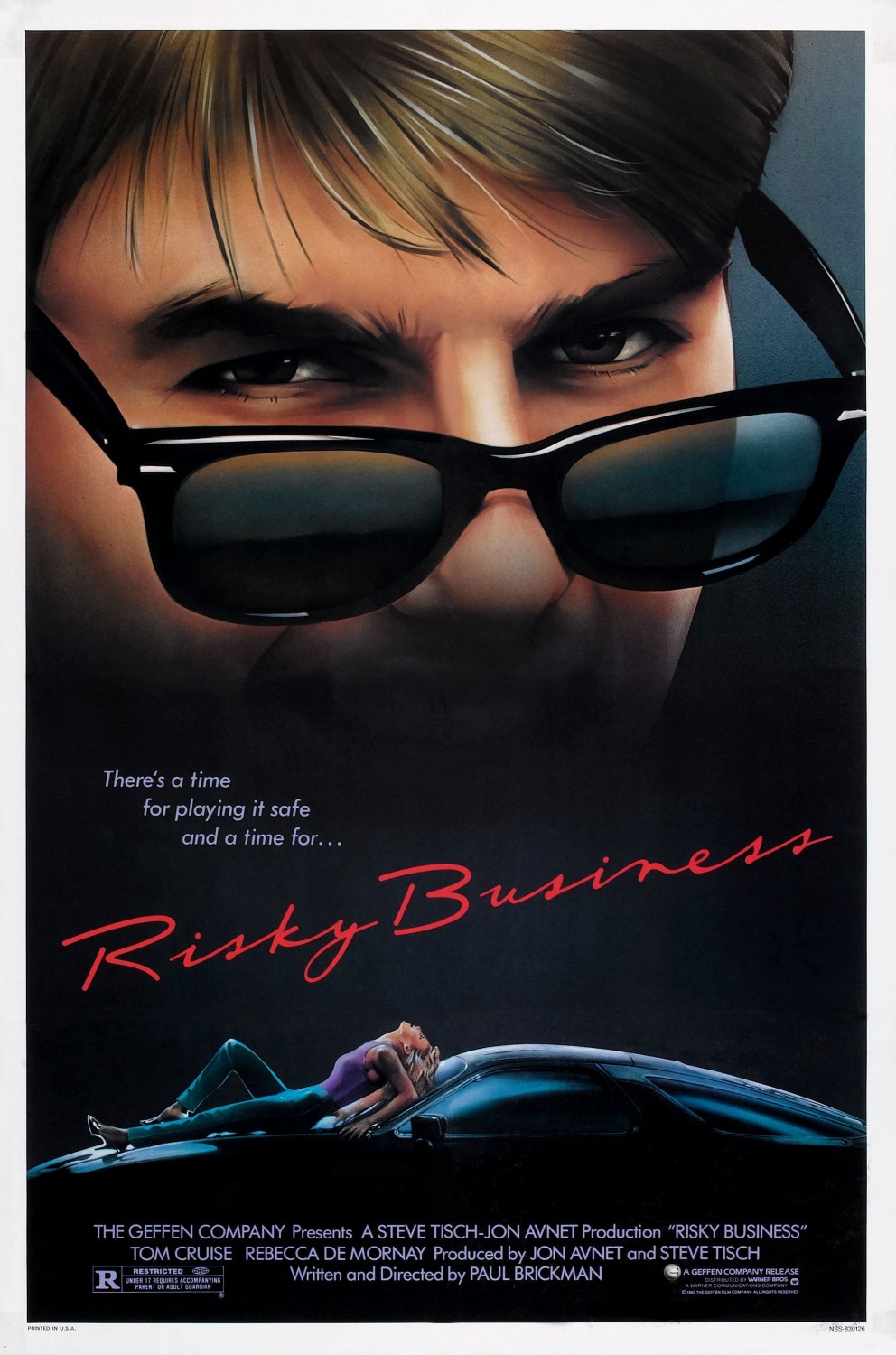 Extra Large Movie Poster Image for Risky Business (#1 of 3)
