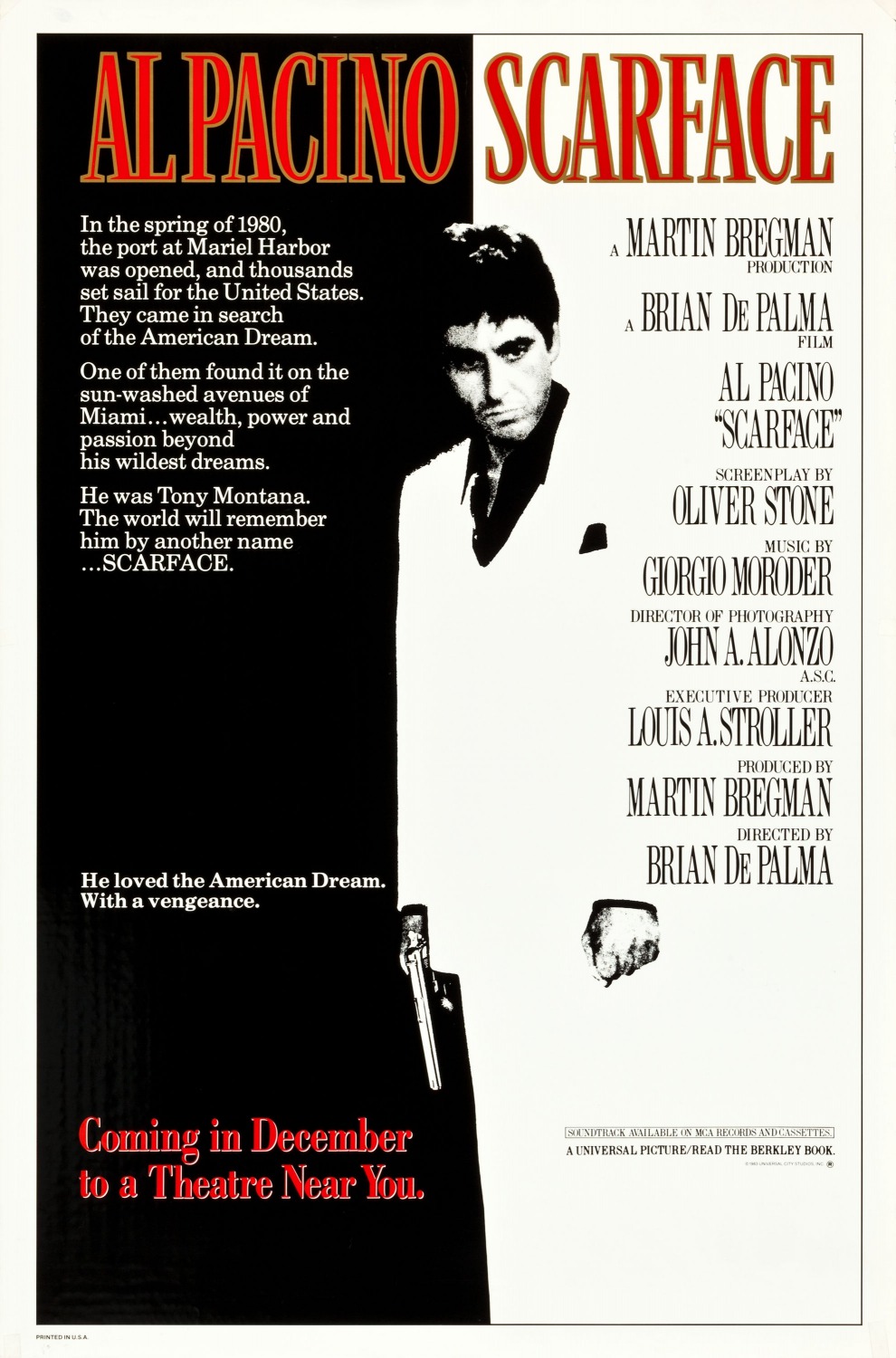 Extra Large Movie Poster Image for Scarface (#2 of 8)