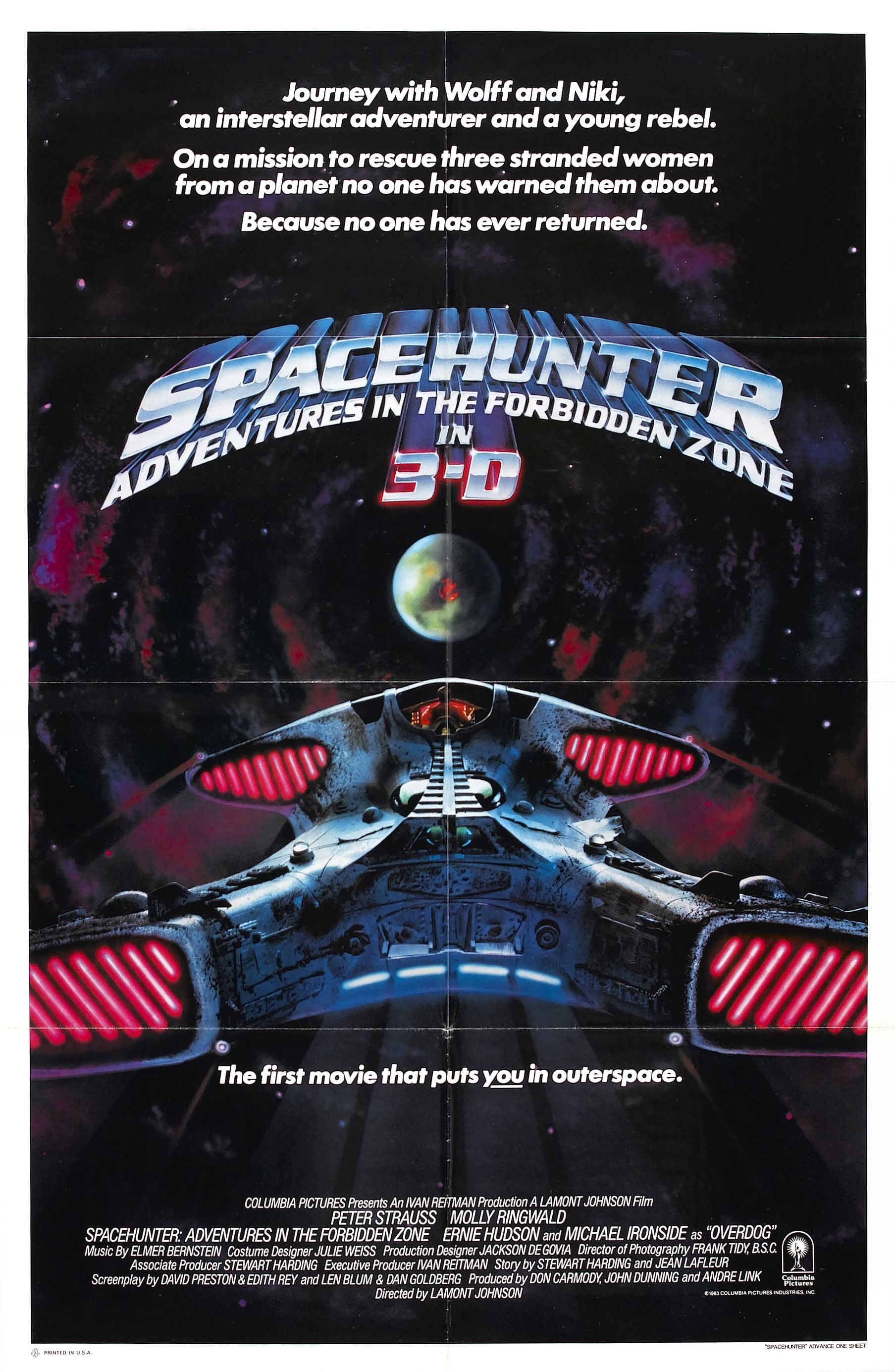 Mega Sized Movie Poster Image for Spacehunter: Adventures in the Forbidden Zone (#1 of 2)